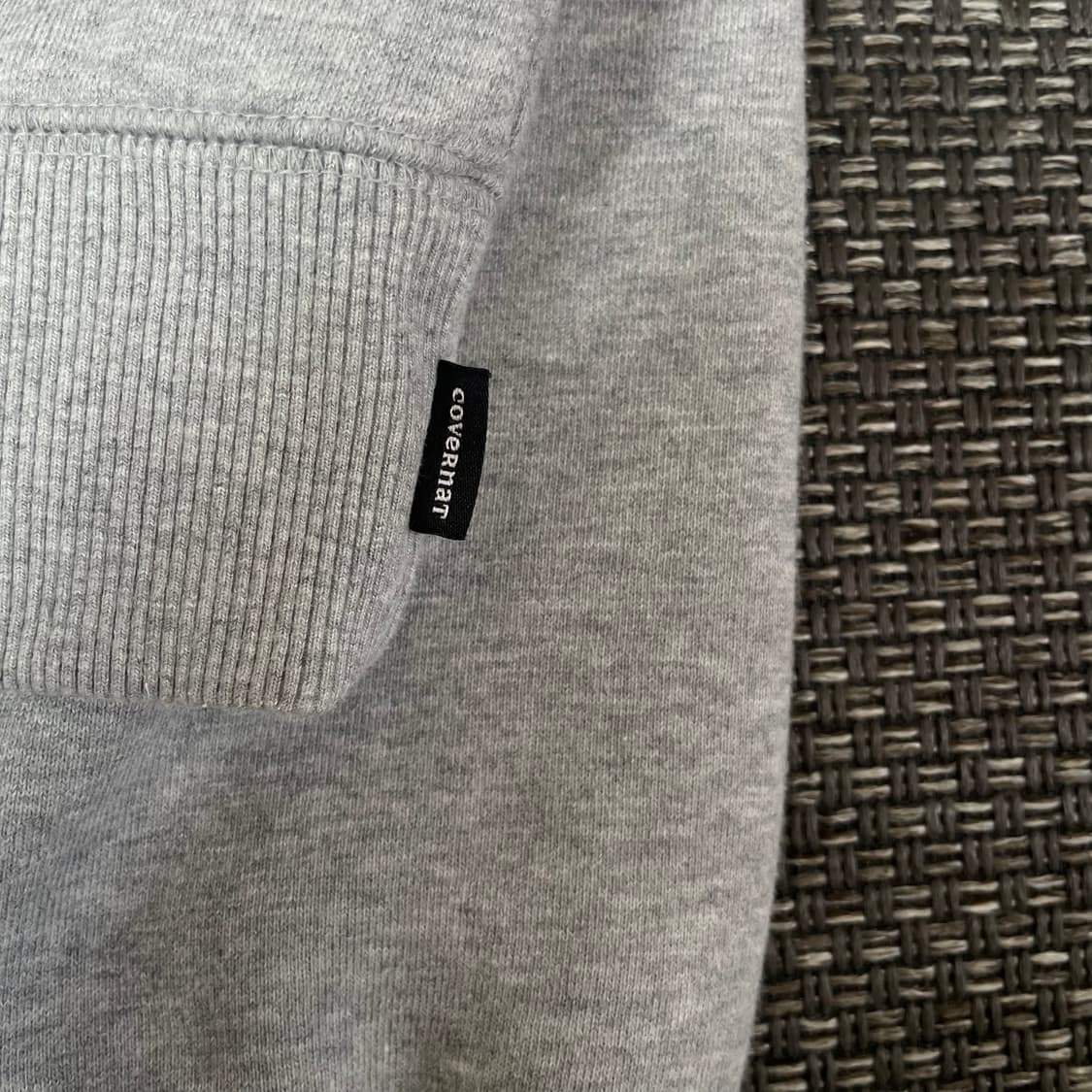 커버낫 우먼 크롭 C 로고 모크넥 맨투맨 WS 상품이미지4