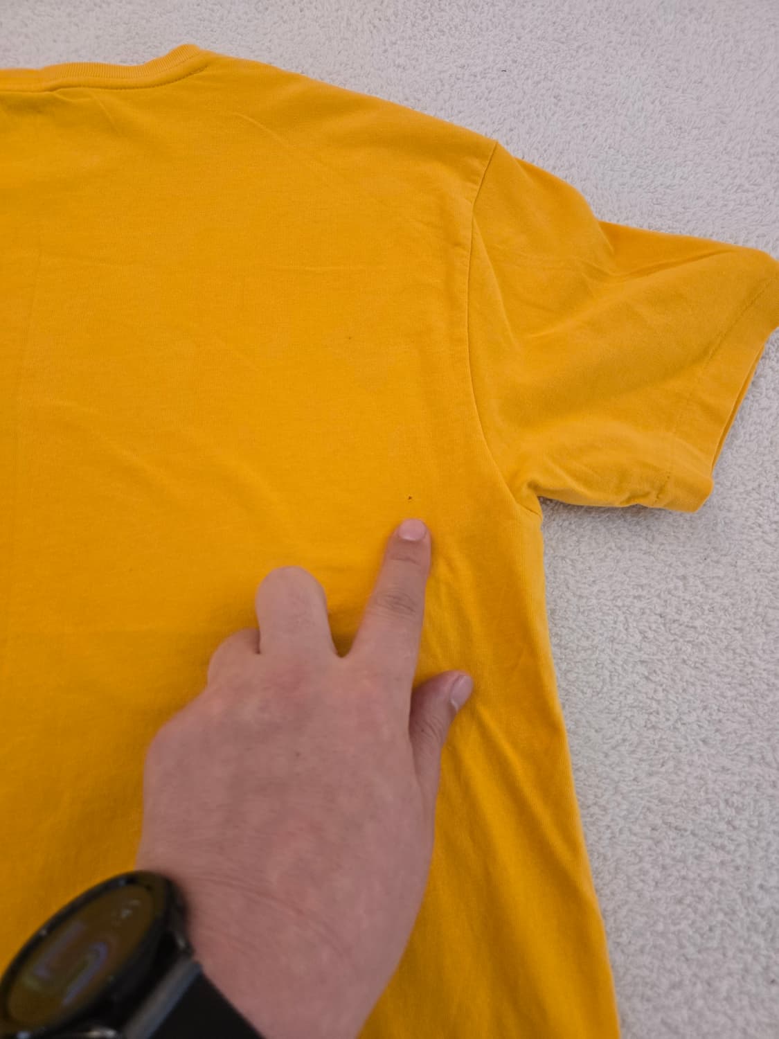 폴로 랄프로렌 포켓 반팔 티셔츠 옐로우 S 상품이미지8