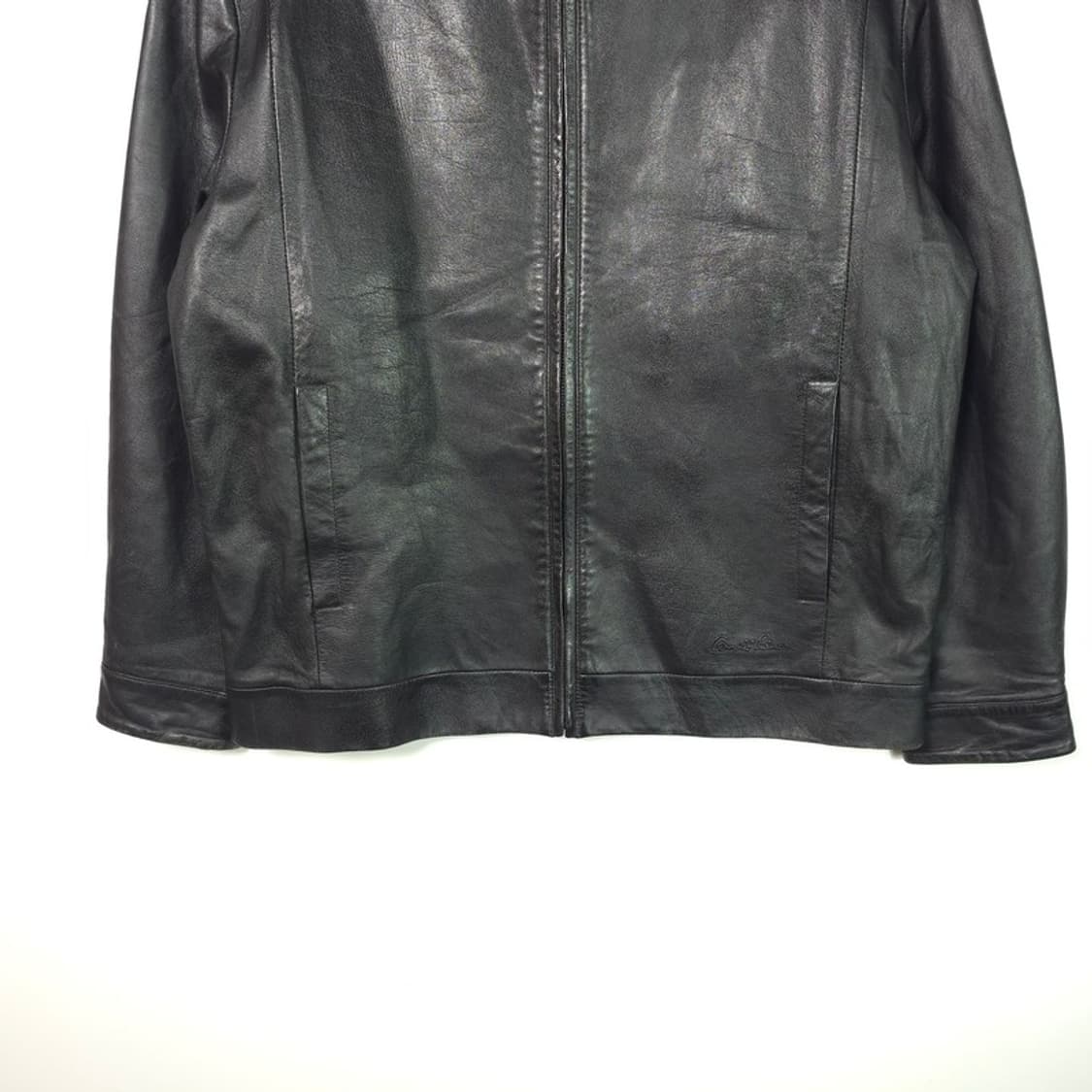 ARNOLD PALMER 빈티지 블랙 가죽 자켓 100 상품이미지4