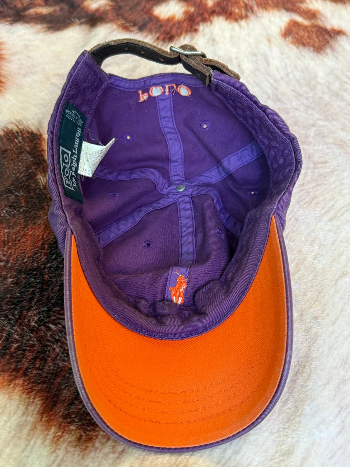 Polo Ralph Lauren 폴로 랄프로렌  볼캡 퍼플 상품이미지2
