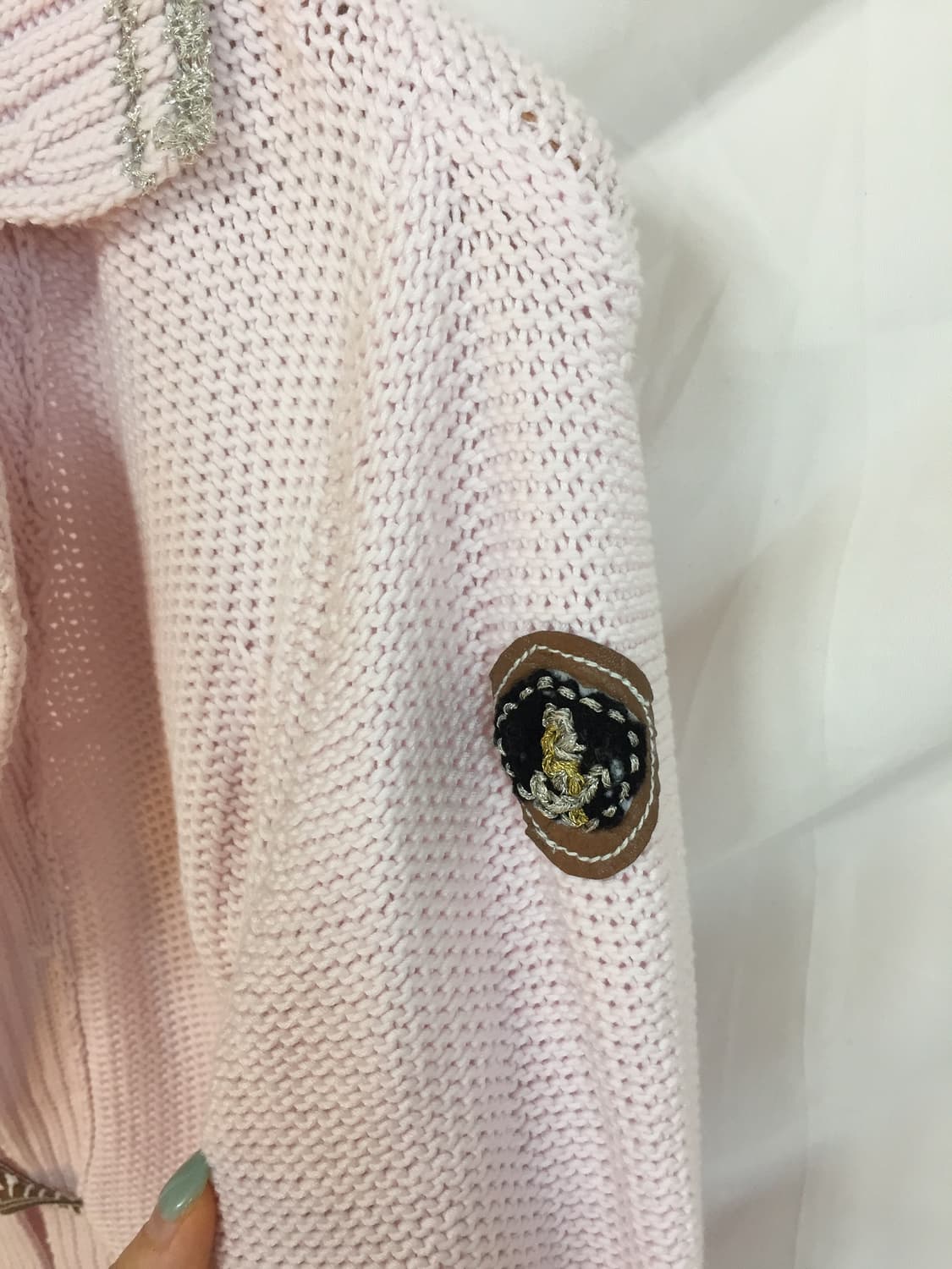 연핑크 가디건 상품이미지4