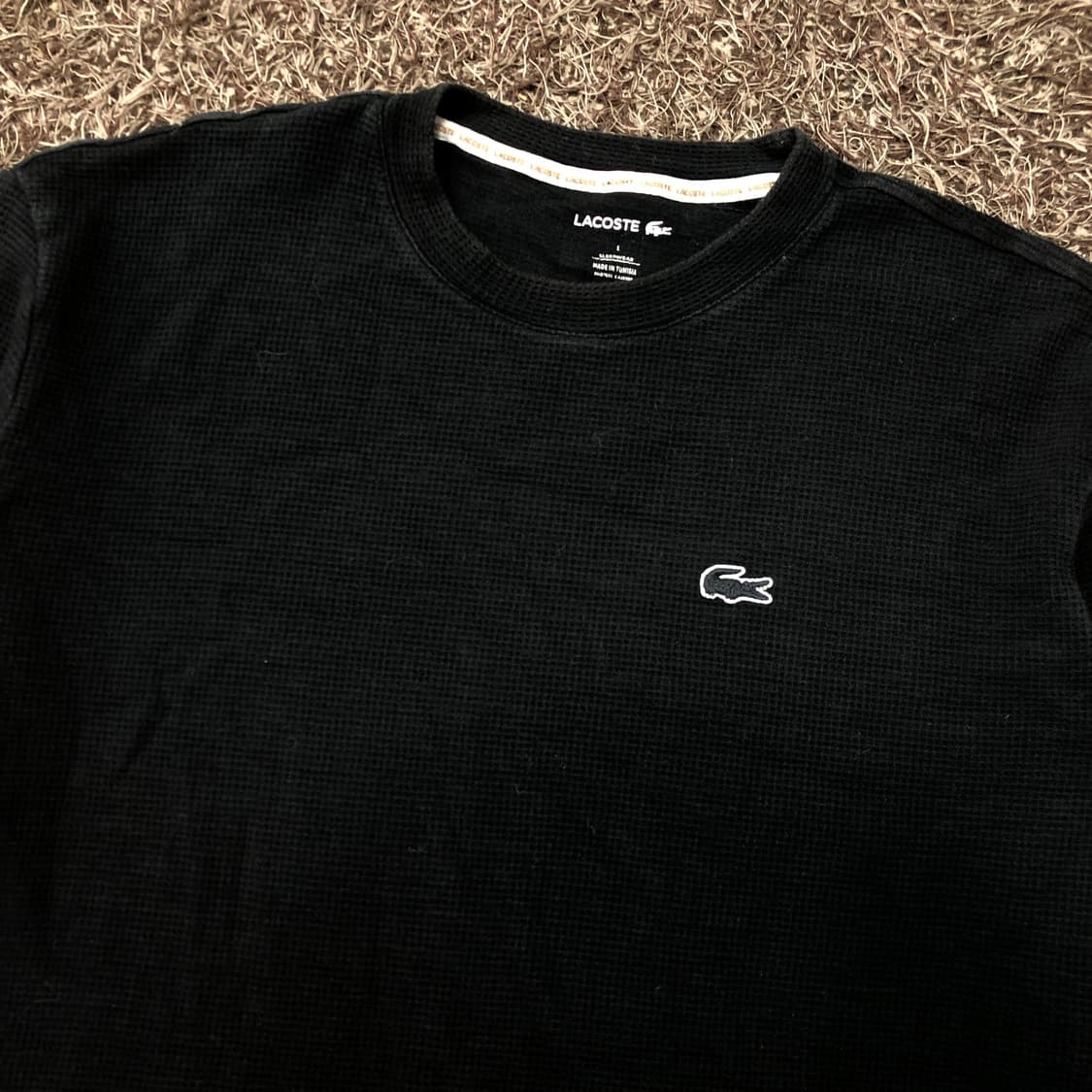 라코스테 와플 롱슬리브 긴팔 티셔츠 상품이미지3