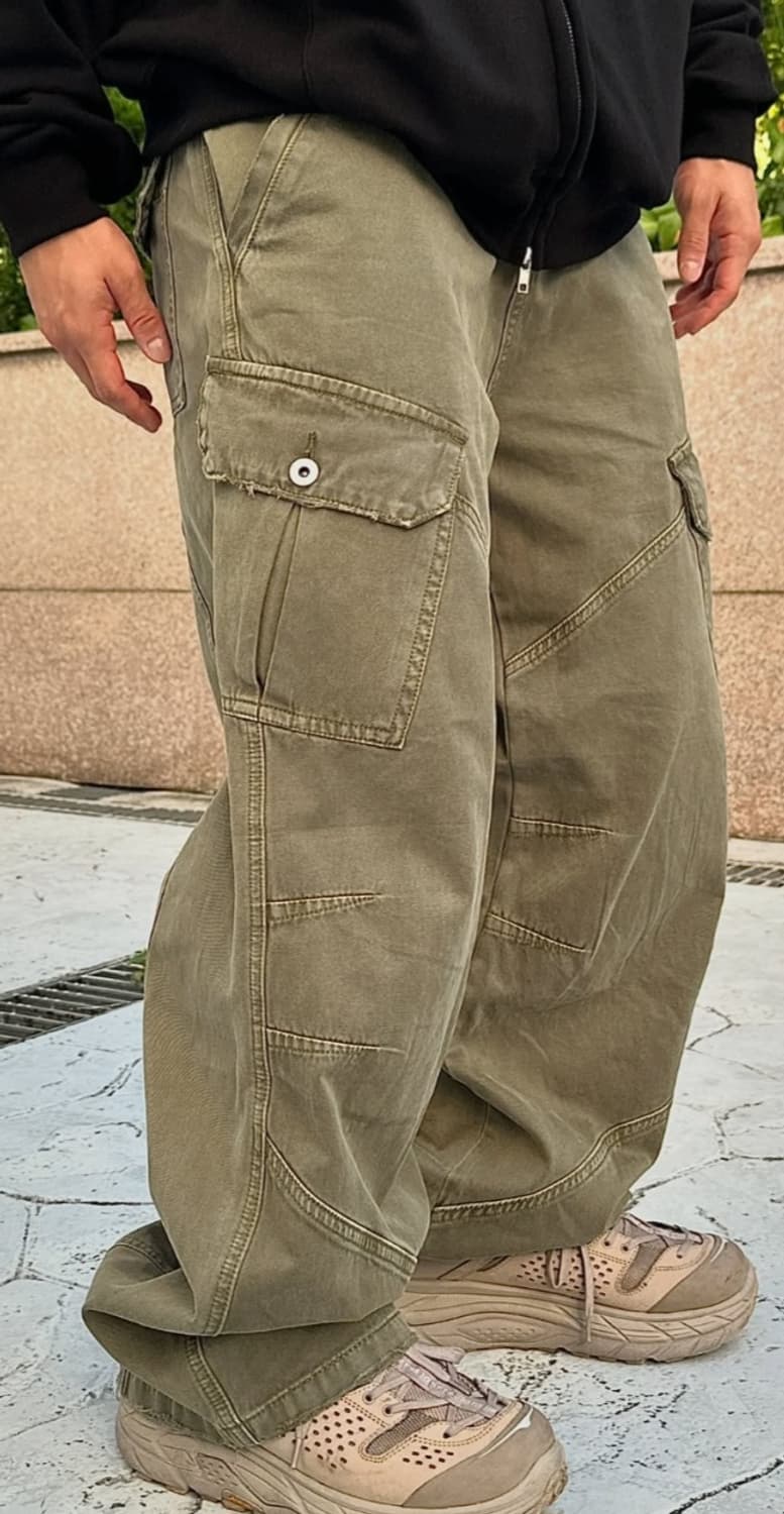 Legacy 빈티지 카고 팬츠 블랙 상품이미지3