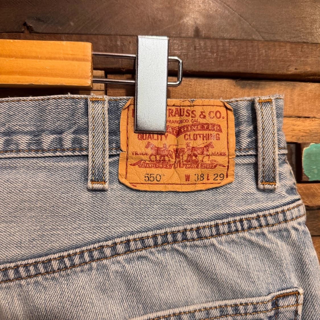 00s levis 550 Relaxed Fit Denim Pants 상품이미지5