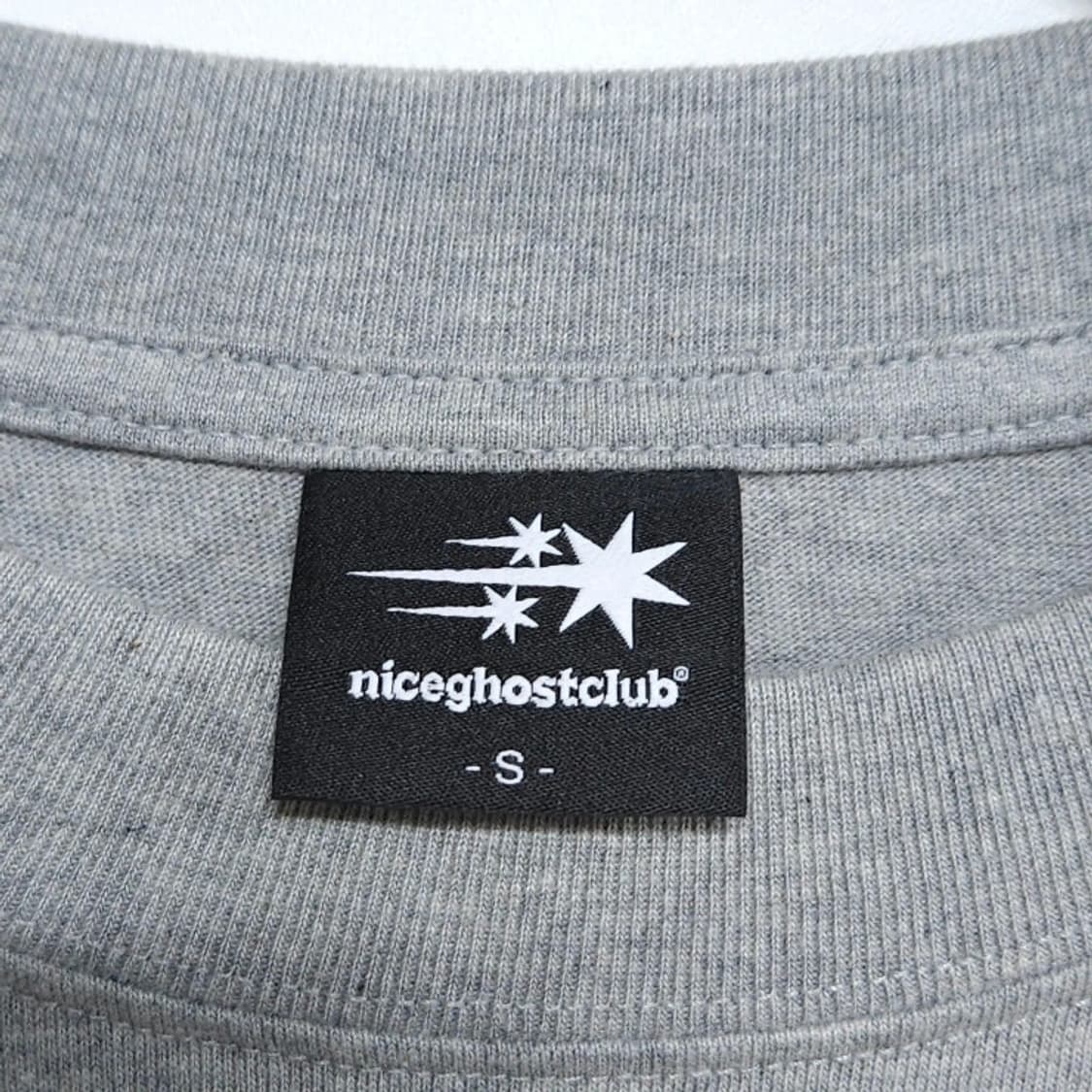 Niceghostclub 나이스고스트클럽 레이어드 티셔츠 그레이 상품이미지6