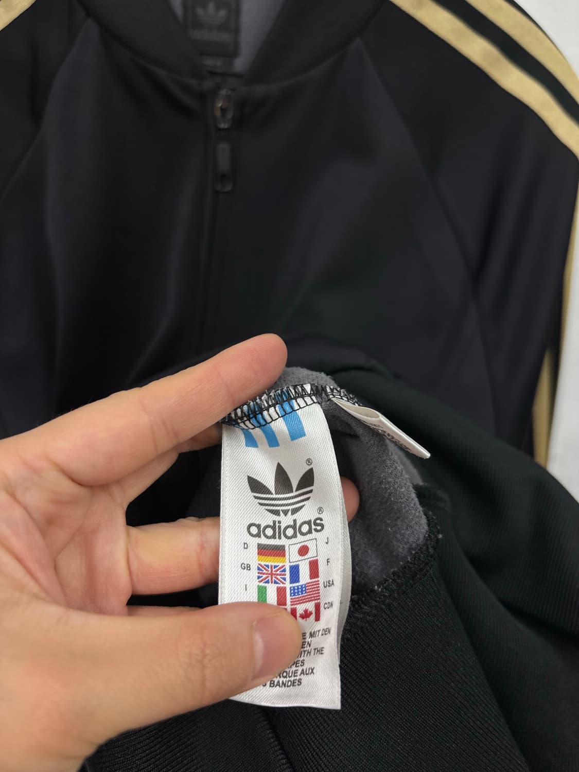 아디다스 파이어버드 트랙탑 검골 상품이미지5