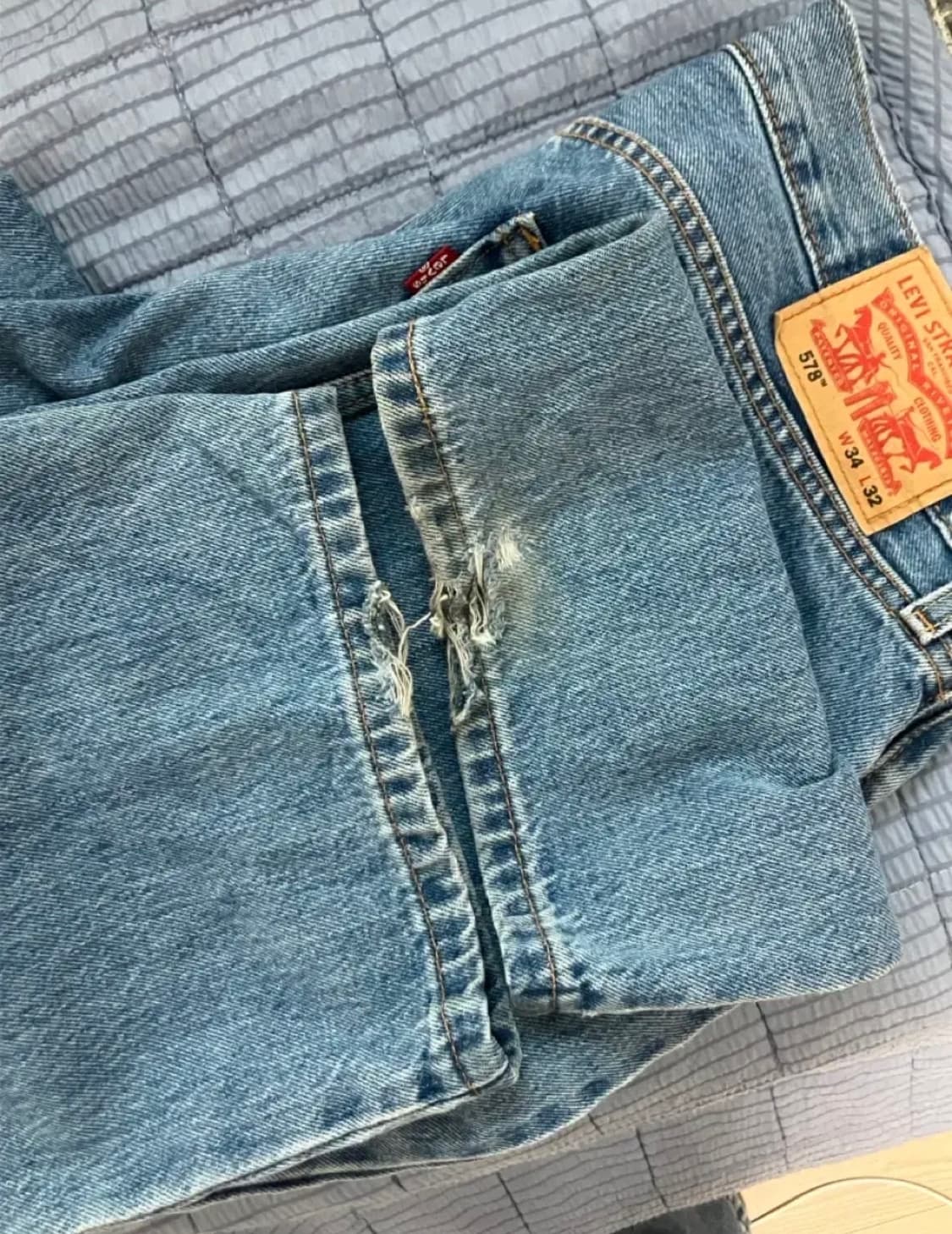 (34X32) 리바이스 578 배기핏 데님 상품이미지2