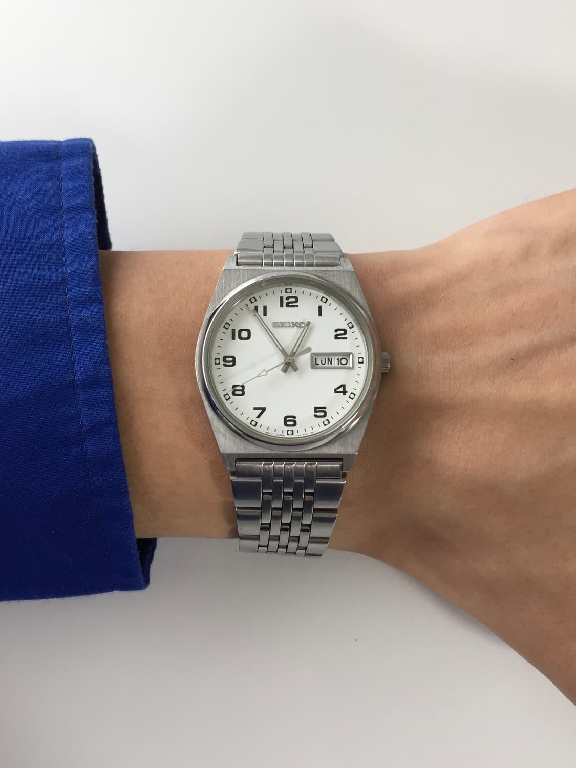 90s seiko arabic day-date quartz 상품이미지1