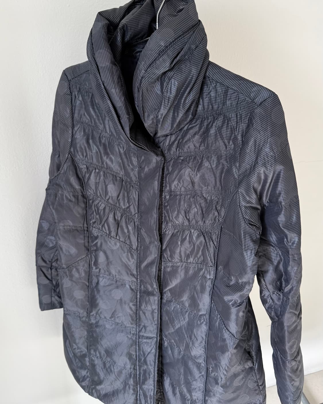 빈티지 도트 패딩 상품이미지5