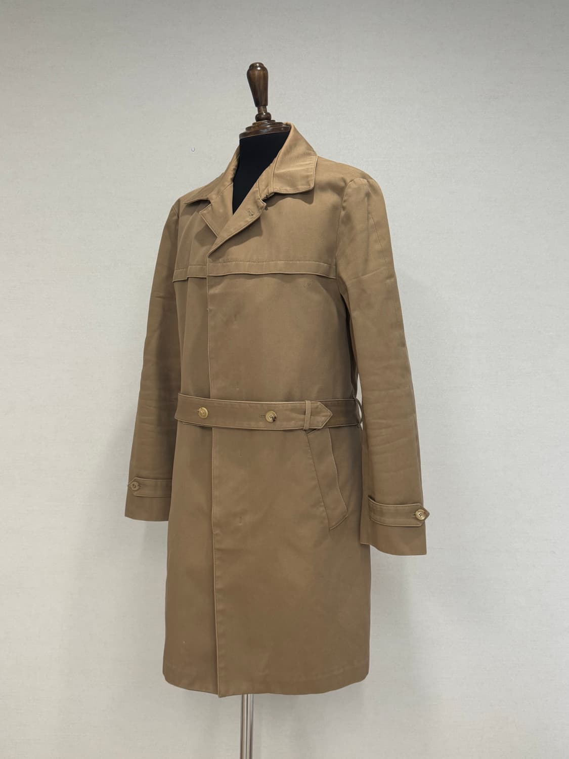 Maison Martin Margiela 벨티드 코튼 트렌치 코트 (Li 상품이미지4