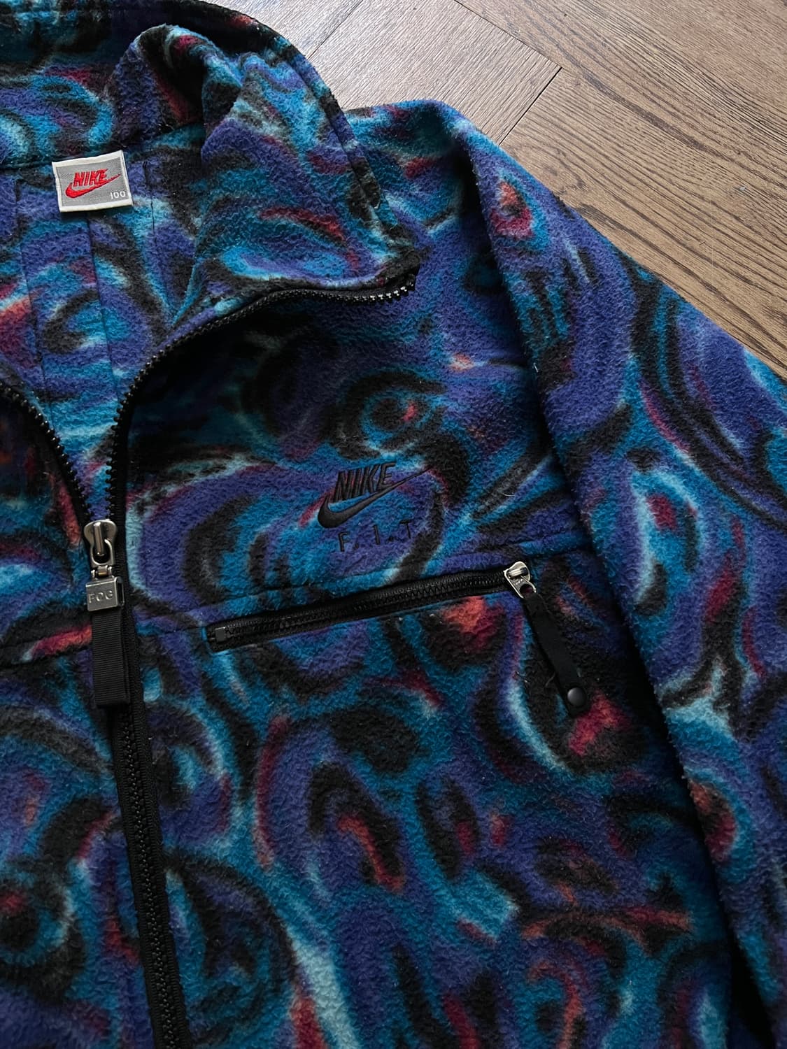 [L]90's 나이키 올드스쿨 집업 플리스 상품이미지3