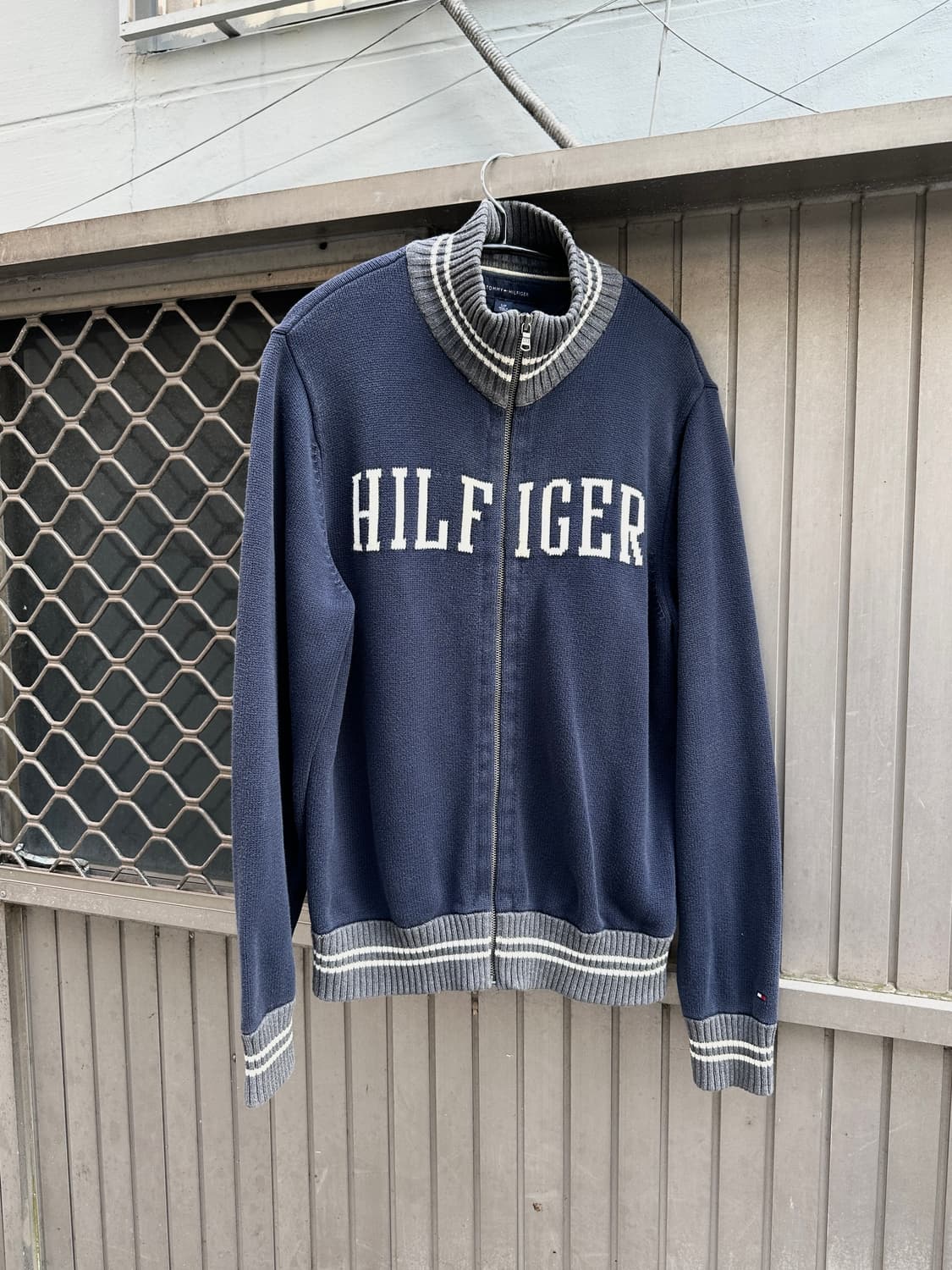 Tommy Hilfiger logo knit zip up 상품이미지1