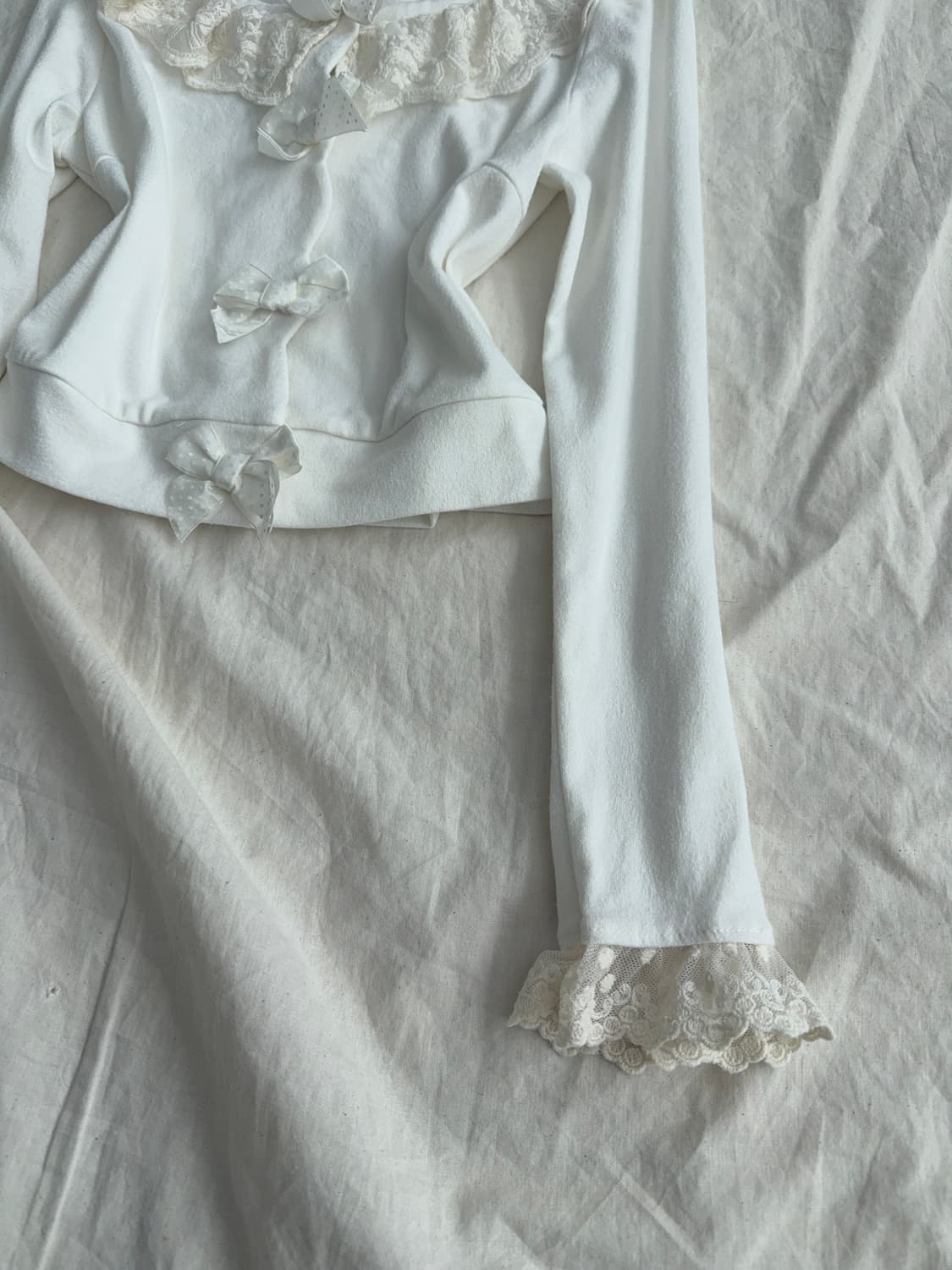 리즈리사 생크림 러블리 크롭 가디건 상품이미지3