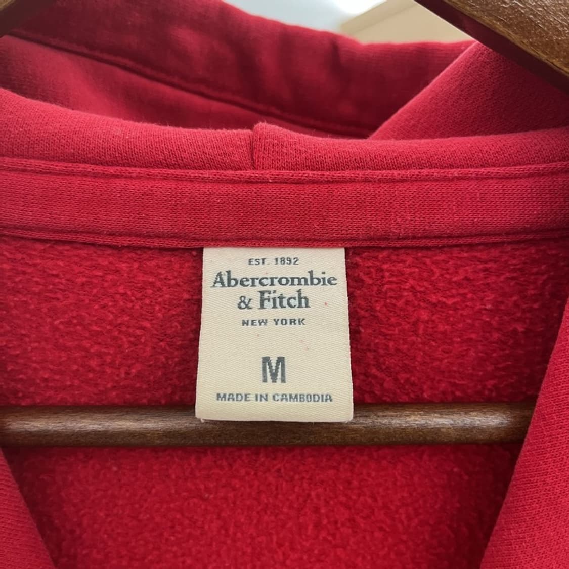 아베크롬비 Y2K 00's 레트로 슬림핏 약기모 후드티 M C10115 상품이미지5
