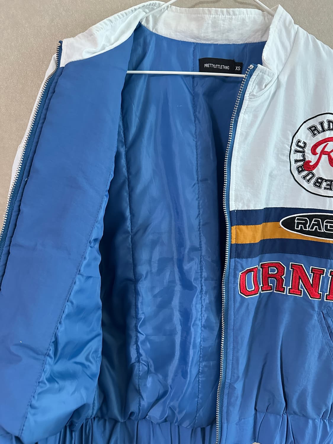 Racer oversized jacket XS 상품이미지5