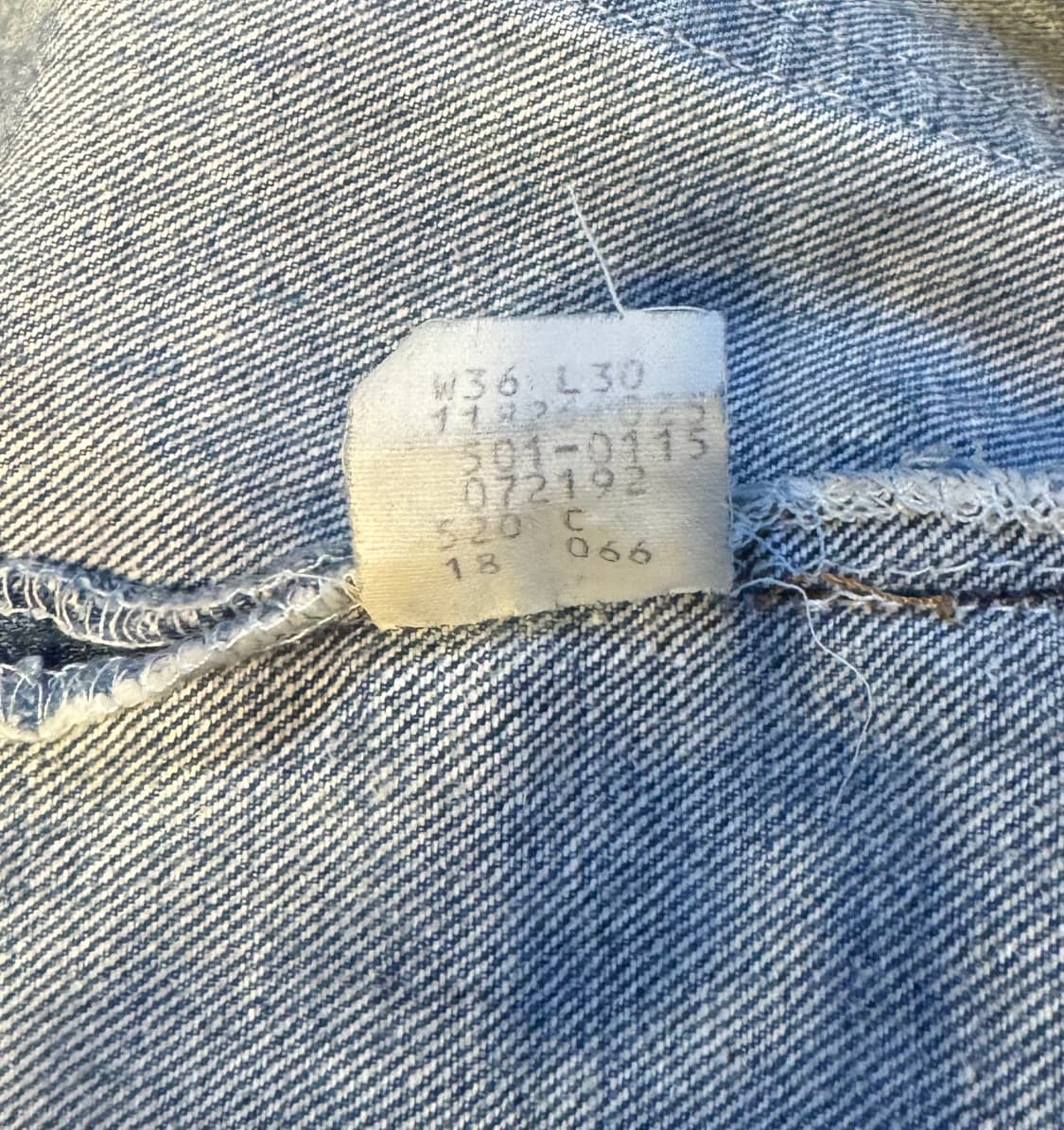 usa 빈티지 리바이스 501 데님 36"(32~35추천) (465) 상품이미지4