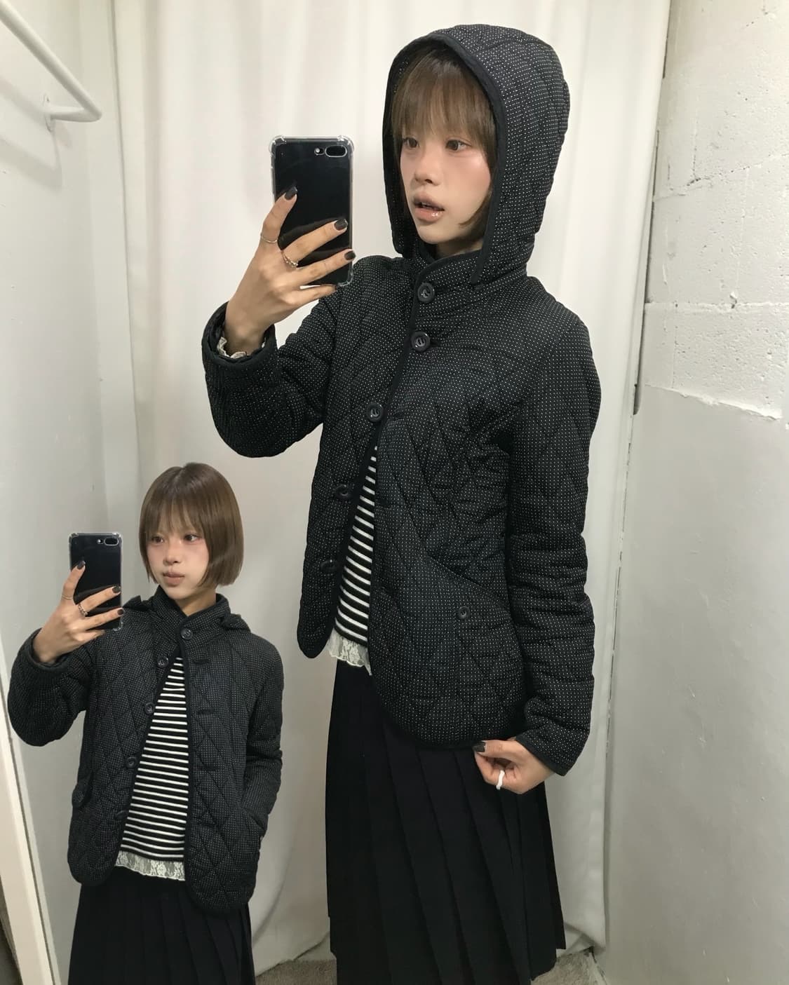 🪽엑팜 네이비 도트 코디 세트 🪽 상품이미지3