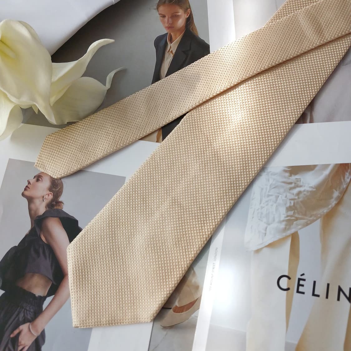 지안프랑코 페레 실크 텍스처드 넥타이 9.2cm A+등급 A18899
 상품이미지3