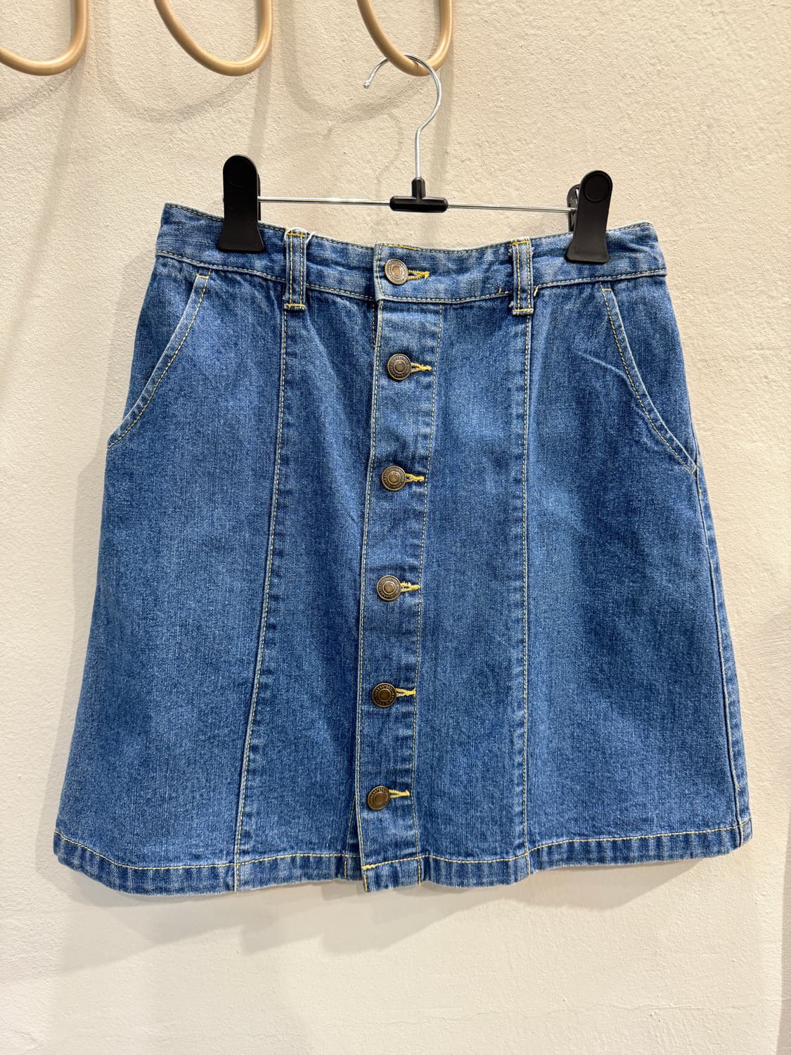 japan vintage 버튼 데님SK 상품이미지1