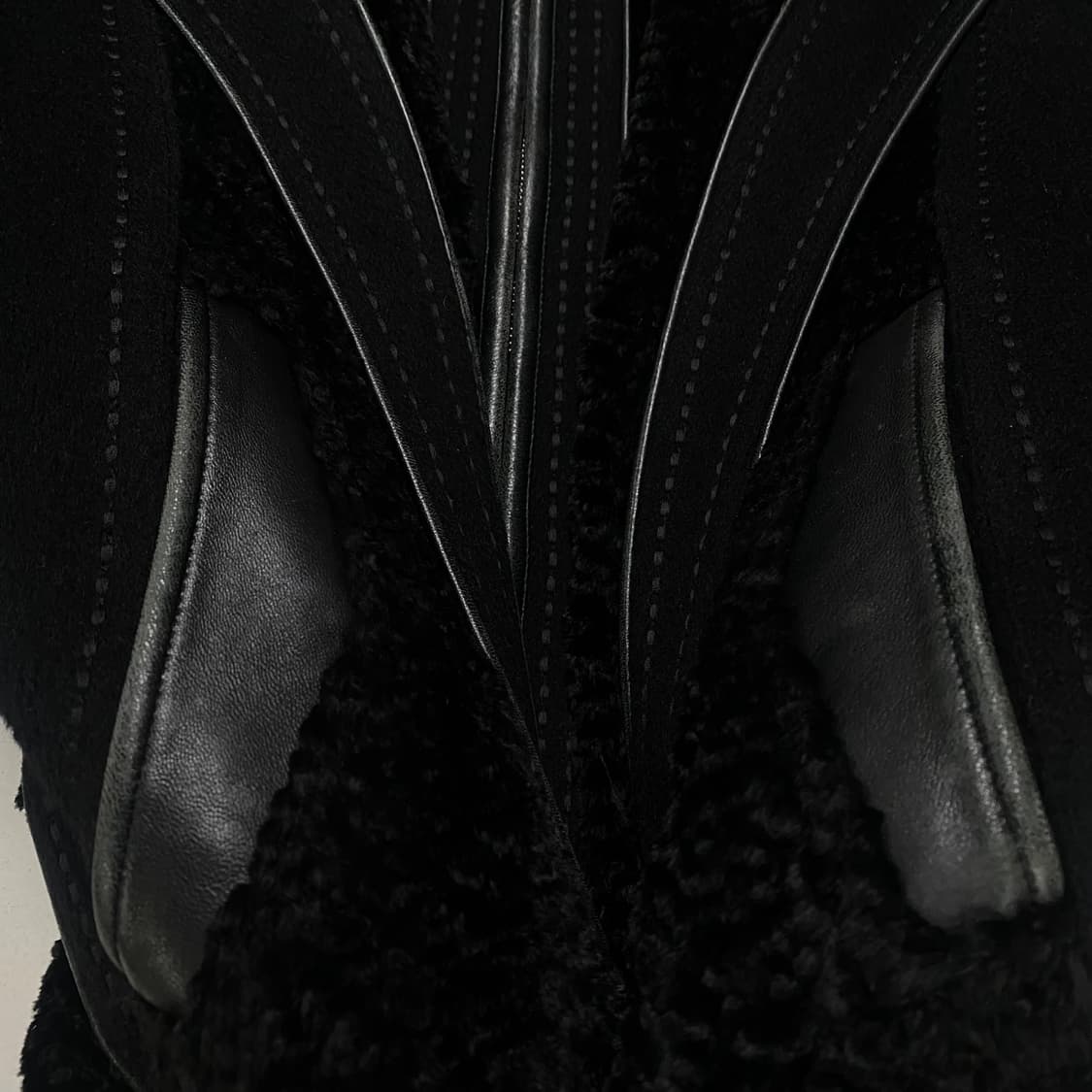 빈티지 양가죽 배색울자켓 100 상품이미지9