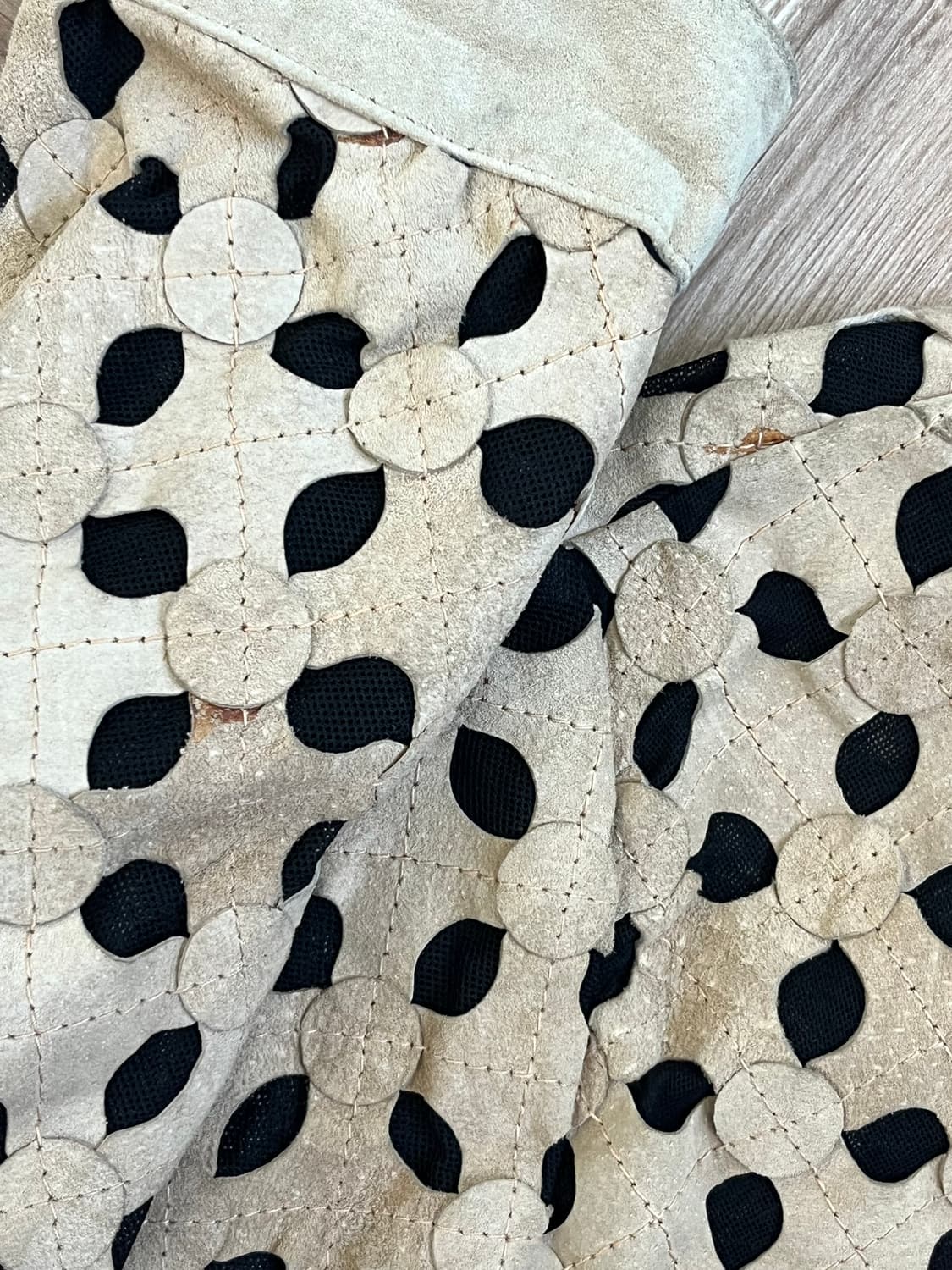 North beach 가죽 도트 자켓 상품이미지9