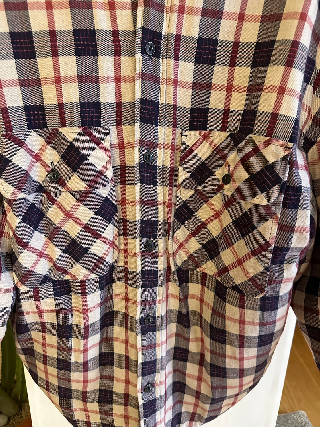 VOTE Japan 체크 셔츠 자켓 (M) 상품이미지2