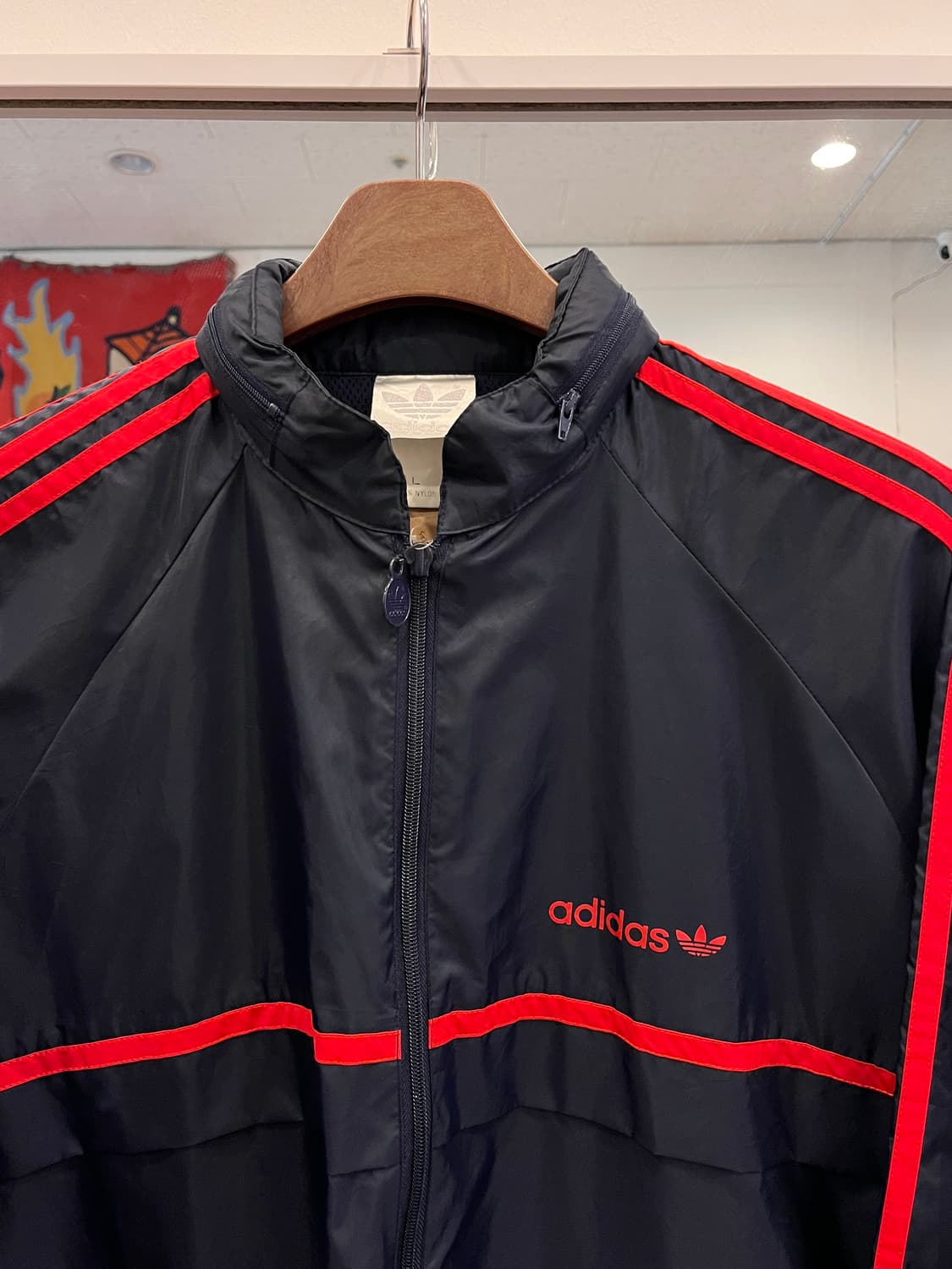 80s Adidas 아디다스 올드스쿨 후드 집업 자켓 상품이미지3