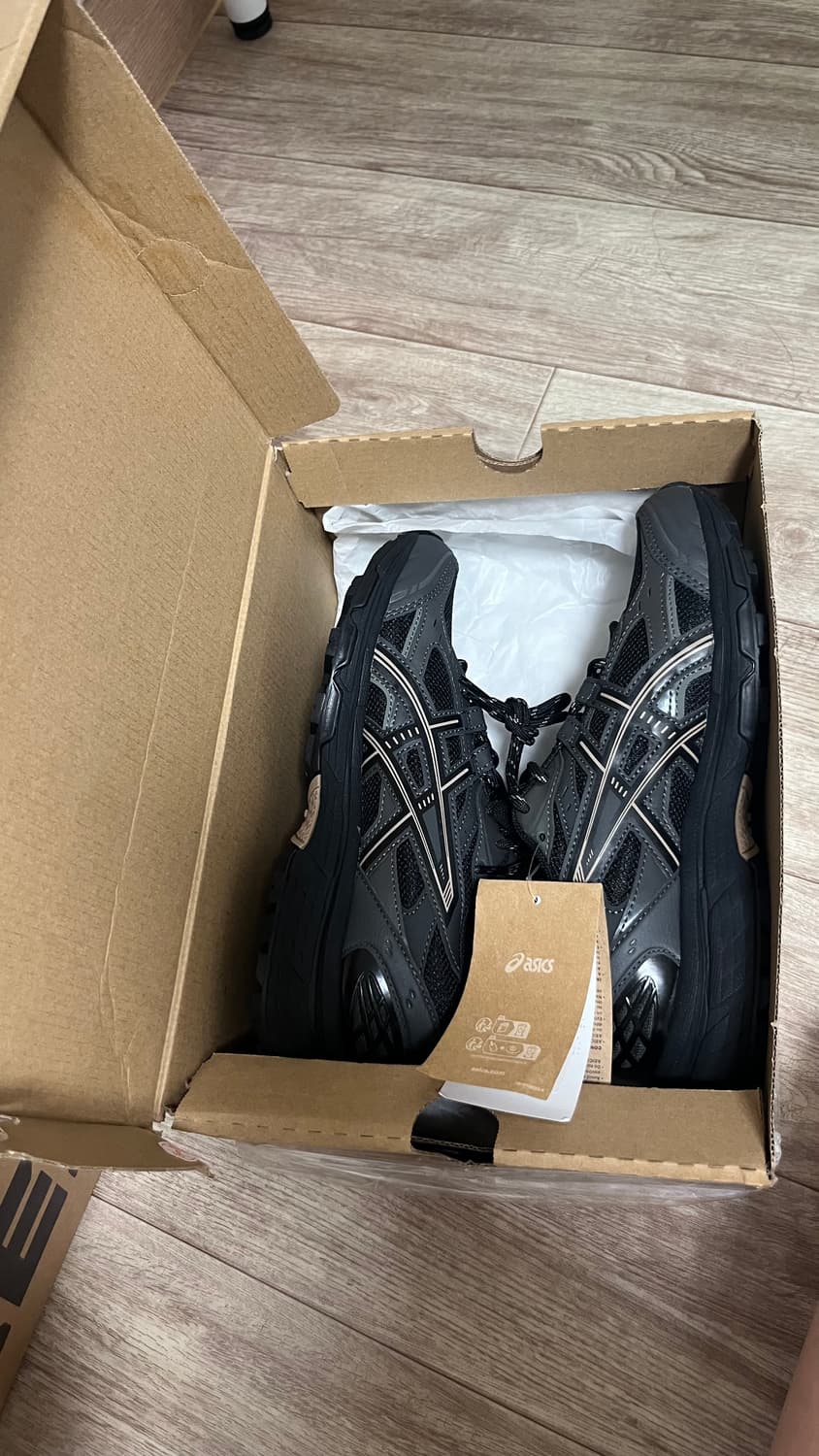 (새상품) 아식스 젤 누노비키 블랙 토프 그레이 상품이미지1