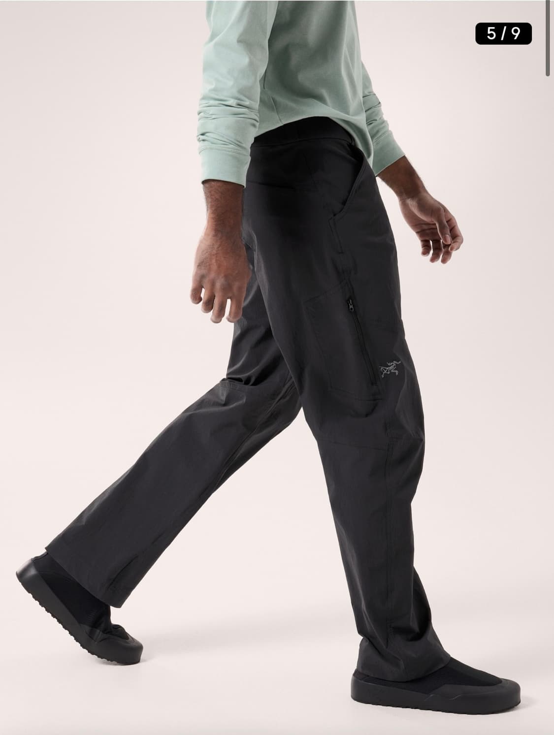 아크테릭스 크로닌 코튼 블랙 팬츠 34R 상품이미지1