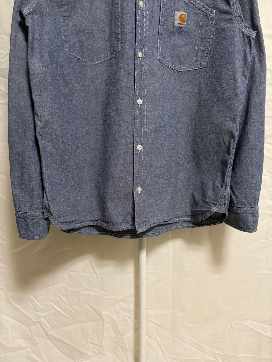 칼하트 윕 샴브레이 워크 셔츠 / 블루, XL 상품이미지3