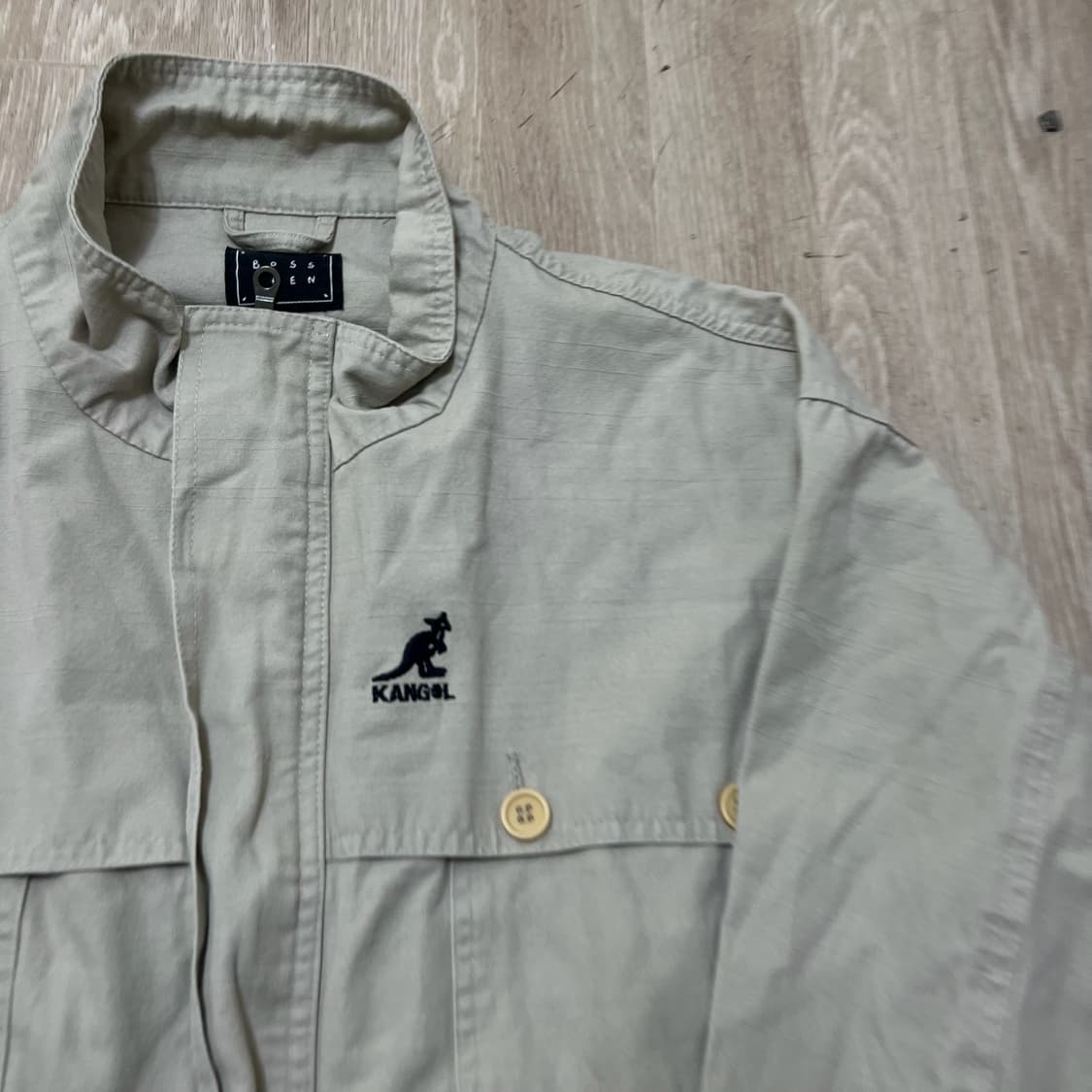 캉골 헤리티지 코튼 블루종 워크자켓 L/100  상품이미지2