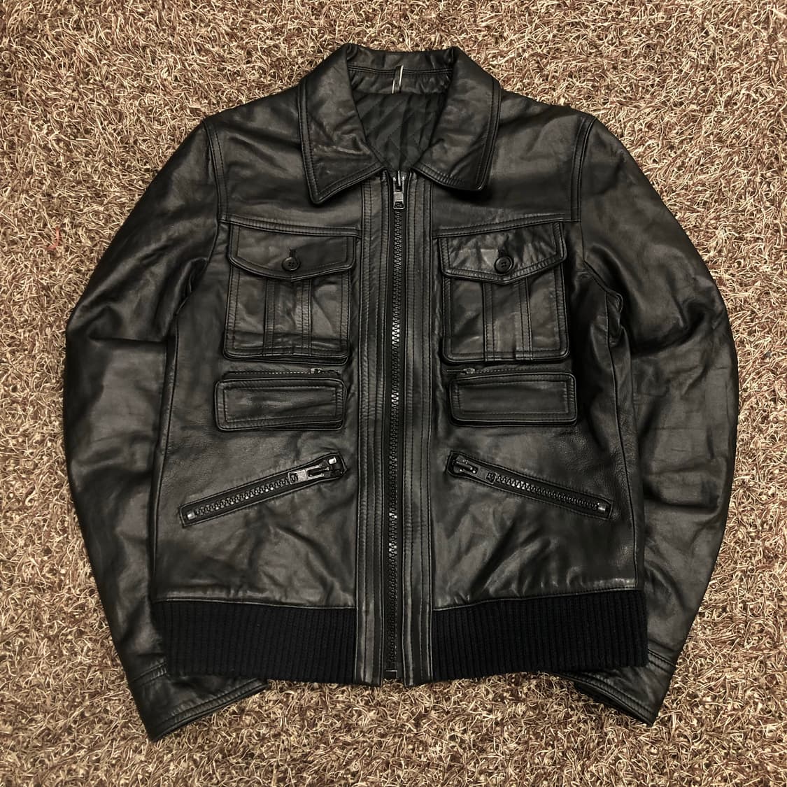 도쿄 스나이퍼 양가죽 멀티포켓 레더 가죽 자켓 상품이미지1