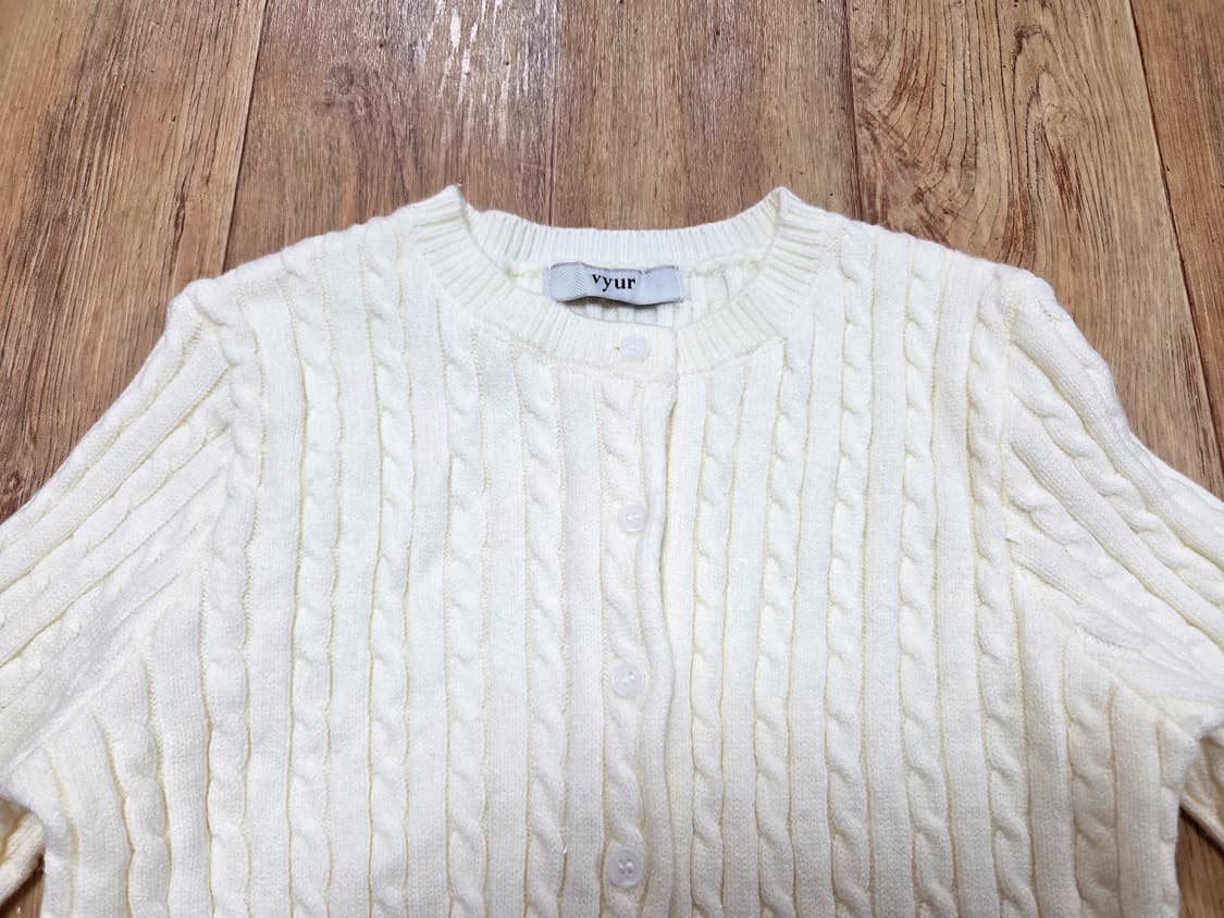 뷰어(vyur) 케이블가디건 55 상품이미지3