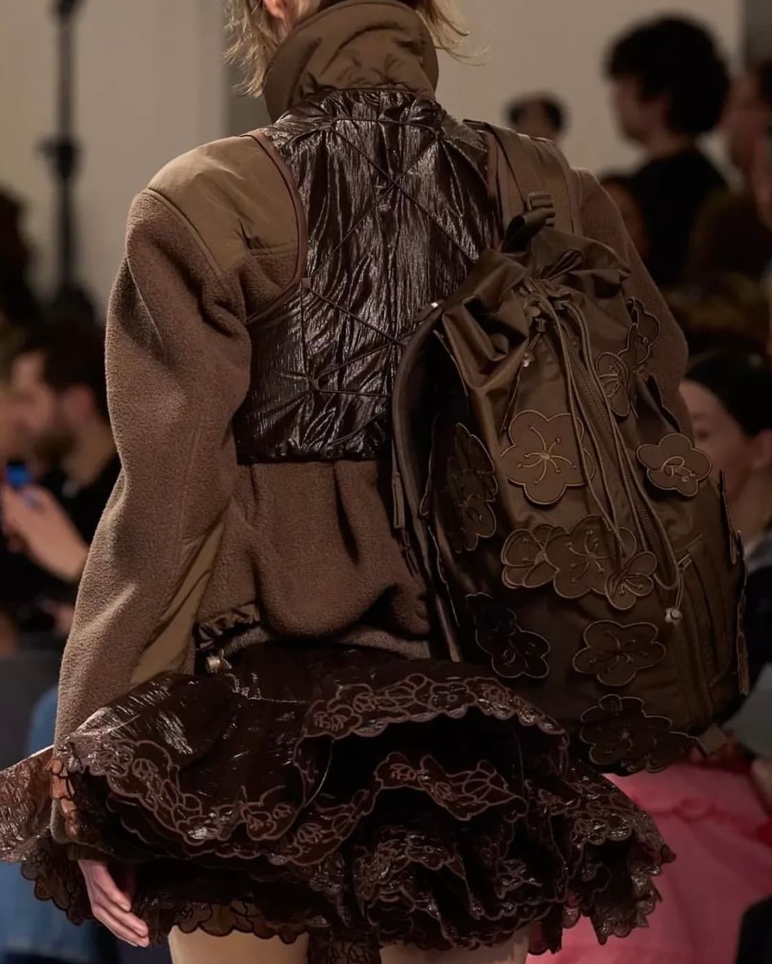 세실리에 반센 x 노스페이스 25fw TANIA 백팩/브라운 상품이미지2