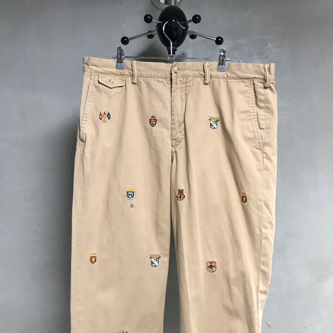 폴로 랄프로렌 멀티 자수 치노 팬츠 베이지 38/34 상품이미지2