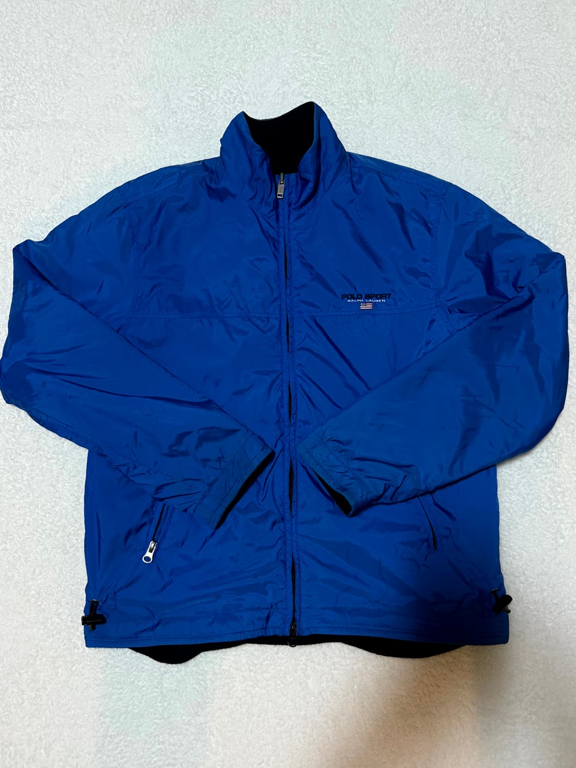 Polo Sport 폴로 스포츠 90s 블랙 플리스 양면 리버시블 자켓 상품이미지2