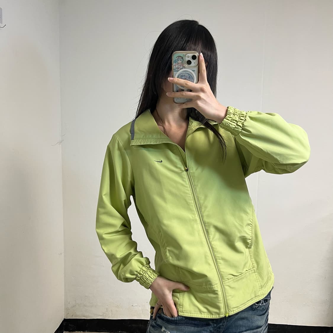 Nike Lime Windbreaker 상품이미지2