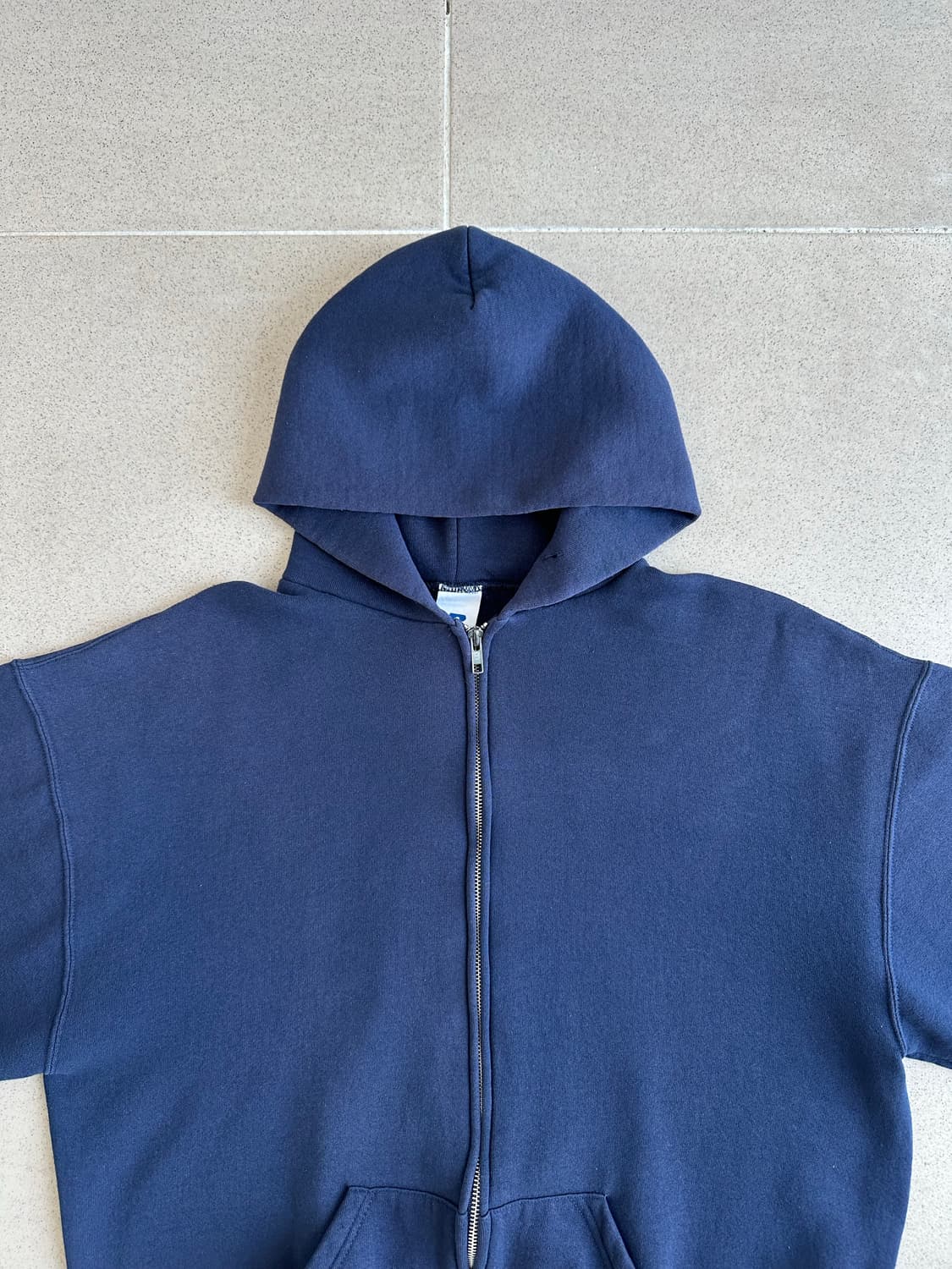 00s 빈티지 러셀 후드집업 네이비 L 상품이미지4