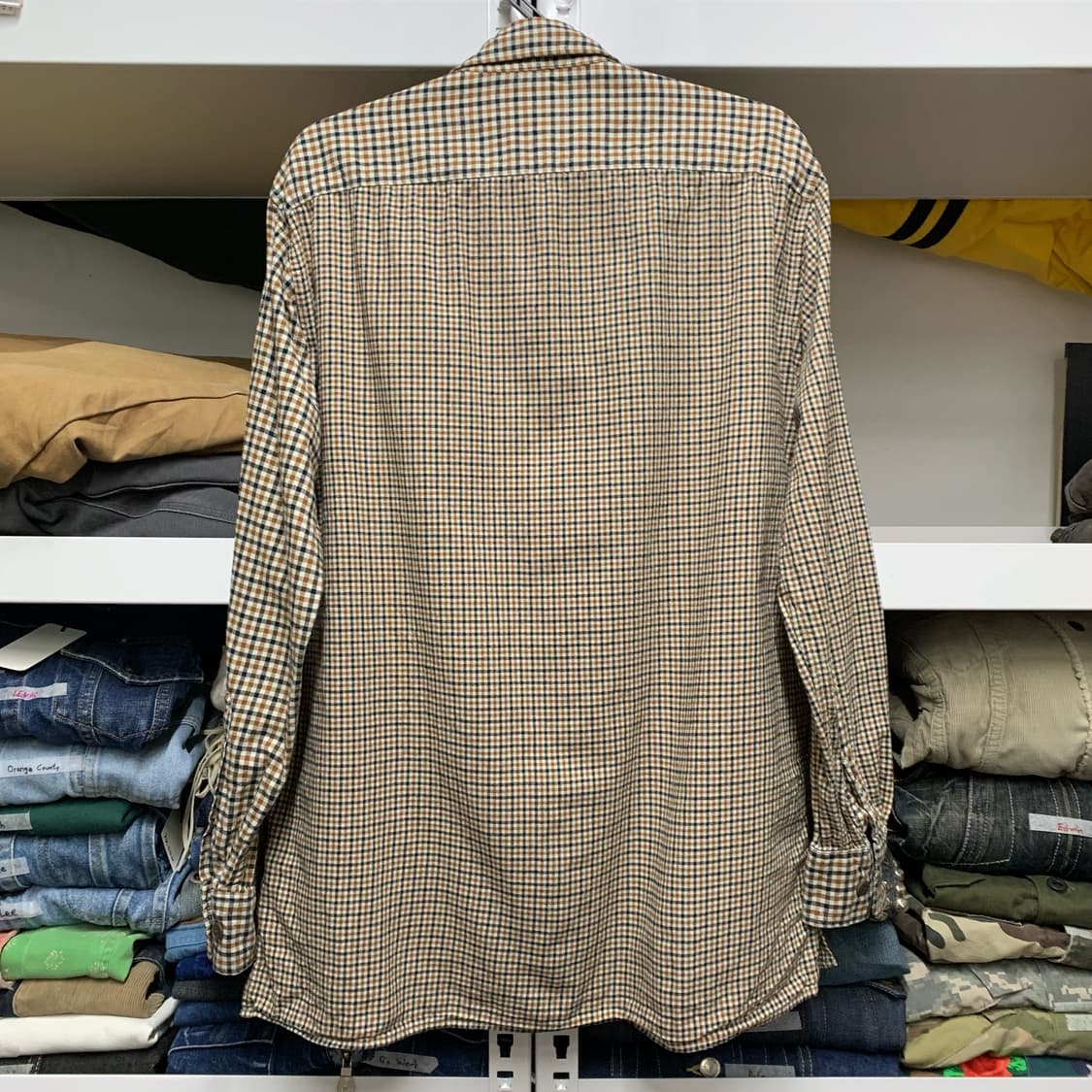 [M] 유니클로 X JWAnderson 테터솔체크 코튼셔츠 상품이미지3