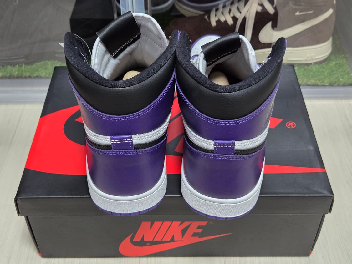 [판매](260)조던 1 레트로 하이 OG 코트 퍼플 상품이미지5