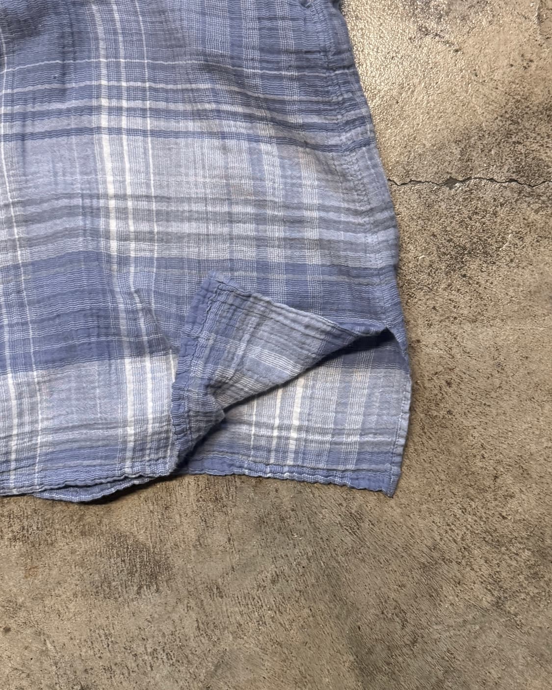 44-55 ) Plantation Crinkled Check Dress 상품이미지5