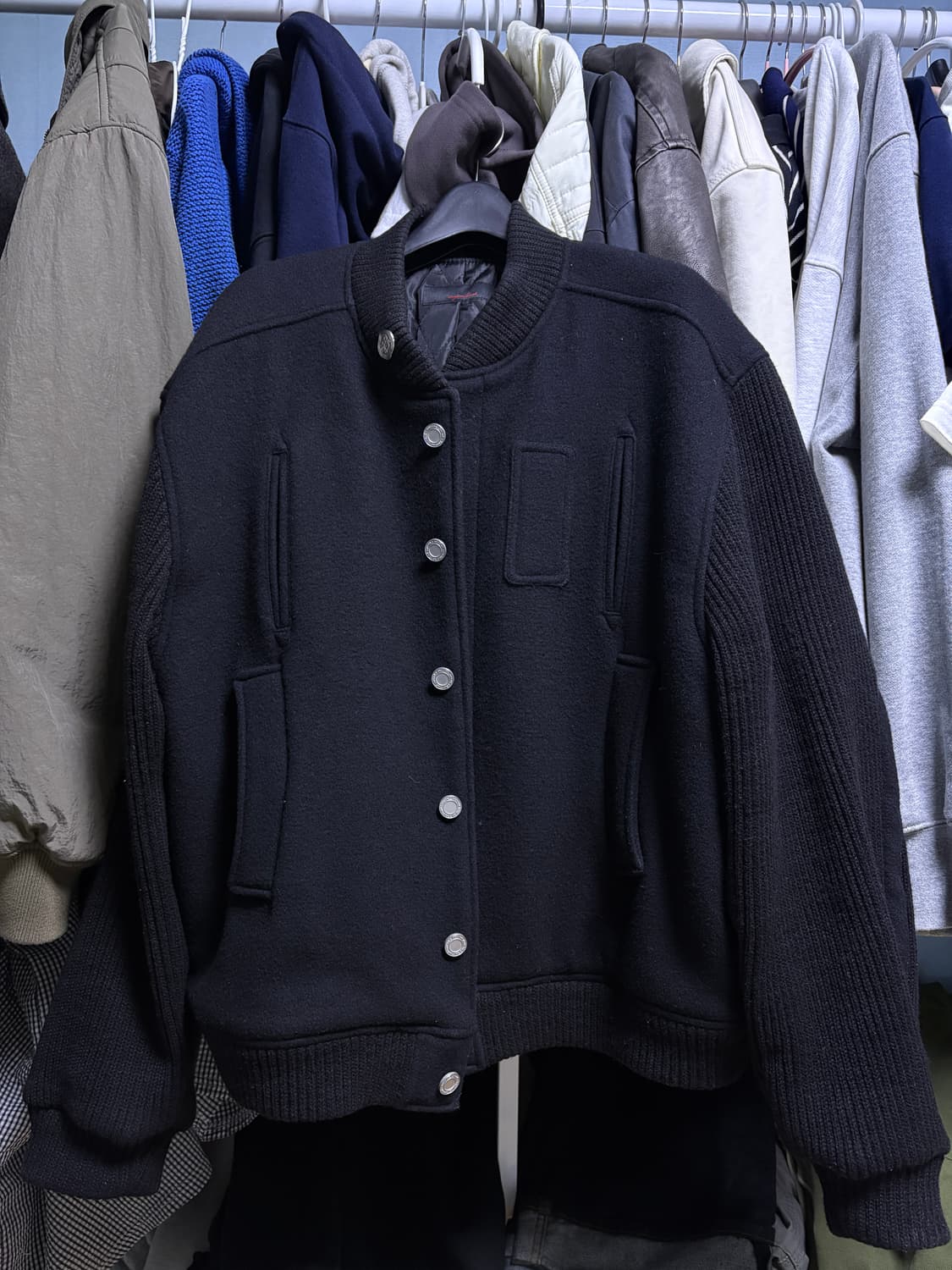 애니타임로릭 x prt 튤립 바시티 자켓 L 상품이미지1