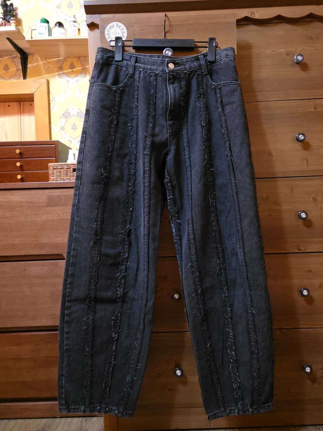 노매뉴얼 흑청 데님L 상품이미지1