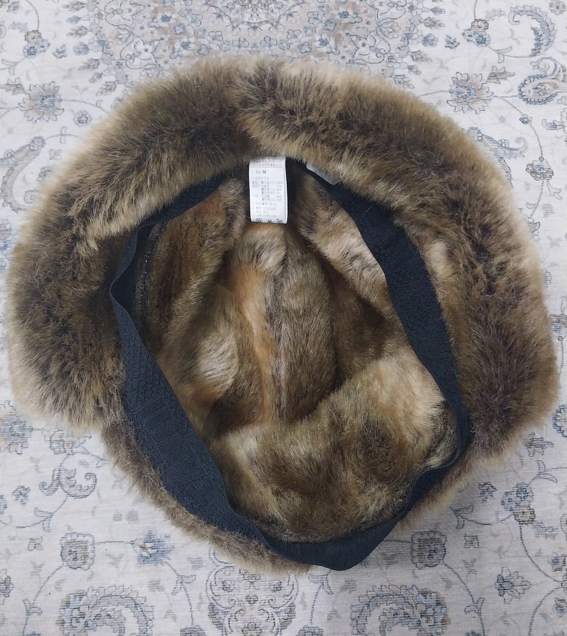 TAKHI 방한 귀달이 모자 블랙 퍼 M 상품이미지6