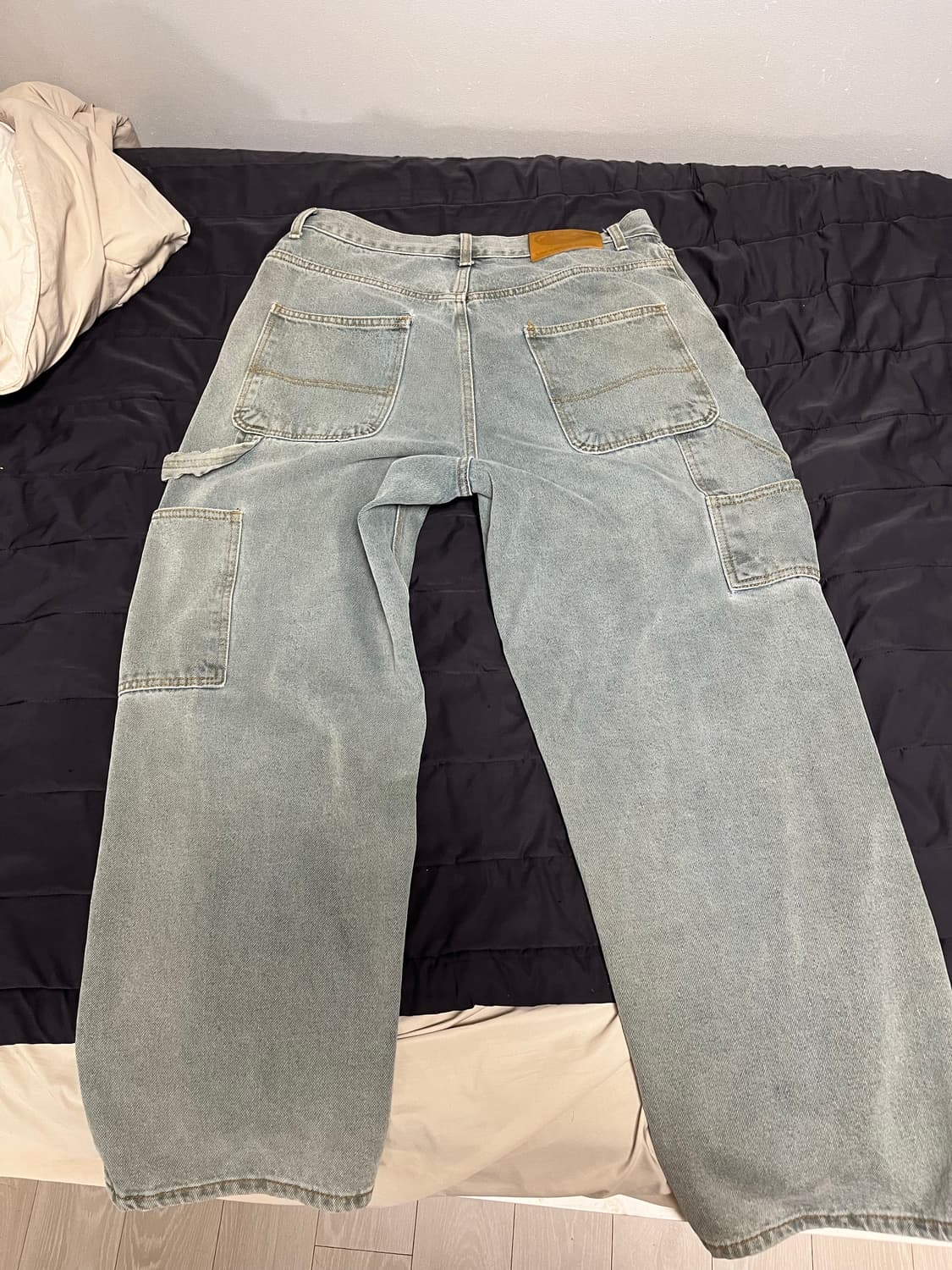 위캔더스 DRAGGY WORK PANTS (OLIVE) L 사이즈 상품이미지3