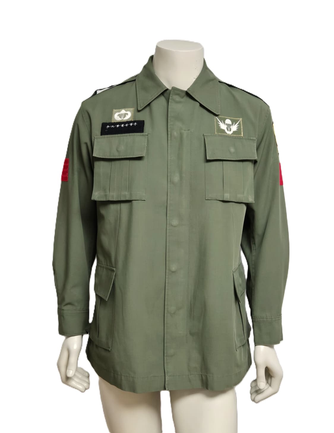 육군 구형 수방사 병장 민무늬 엘리트복 야전상의 전투복 상의 자켓 (M) 상품이미지1