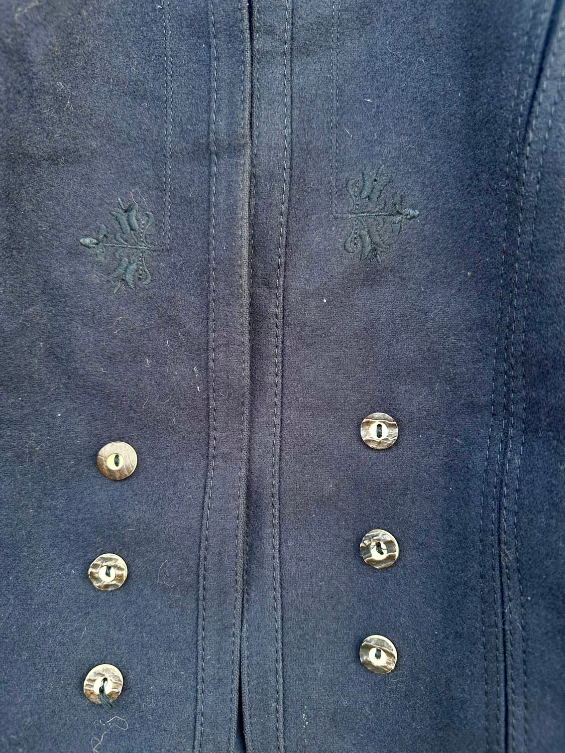  티롤리언 노카라 울 재킷 상품이미지4