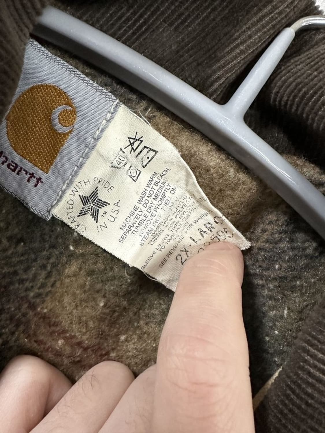 [2XL] 80s VINTAGE CARHARTT USA 칼하트 워크자켓 상품이미지7