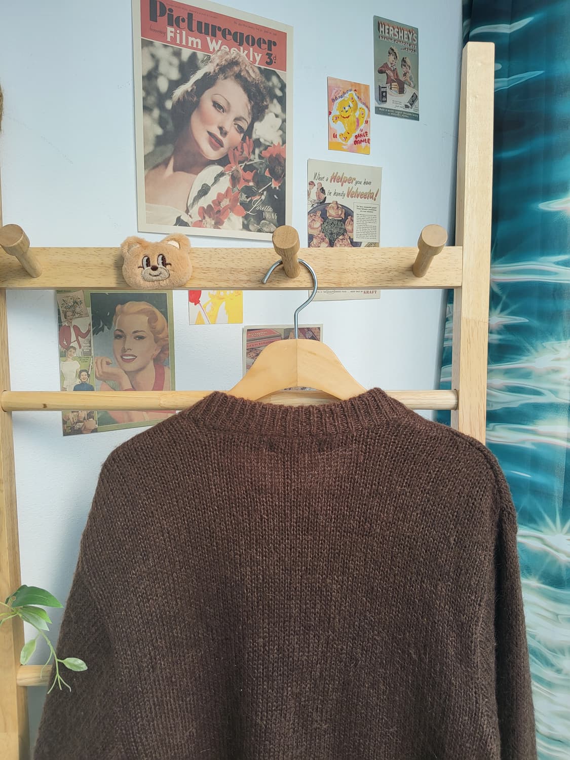 브라운 플라워 가디건  상품이미지6