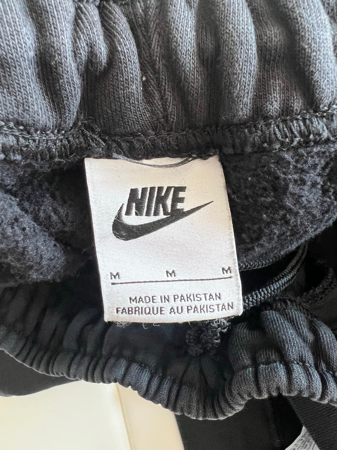 나이키 x 스투시 나투시 워시드 스웻 셋업 블랙 M 상품이미지4